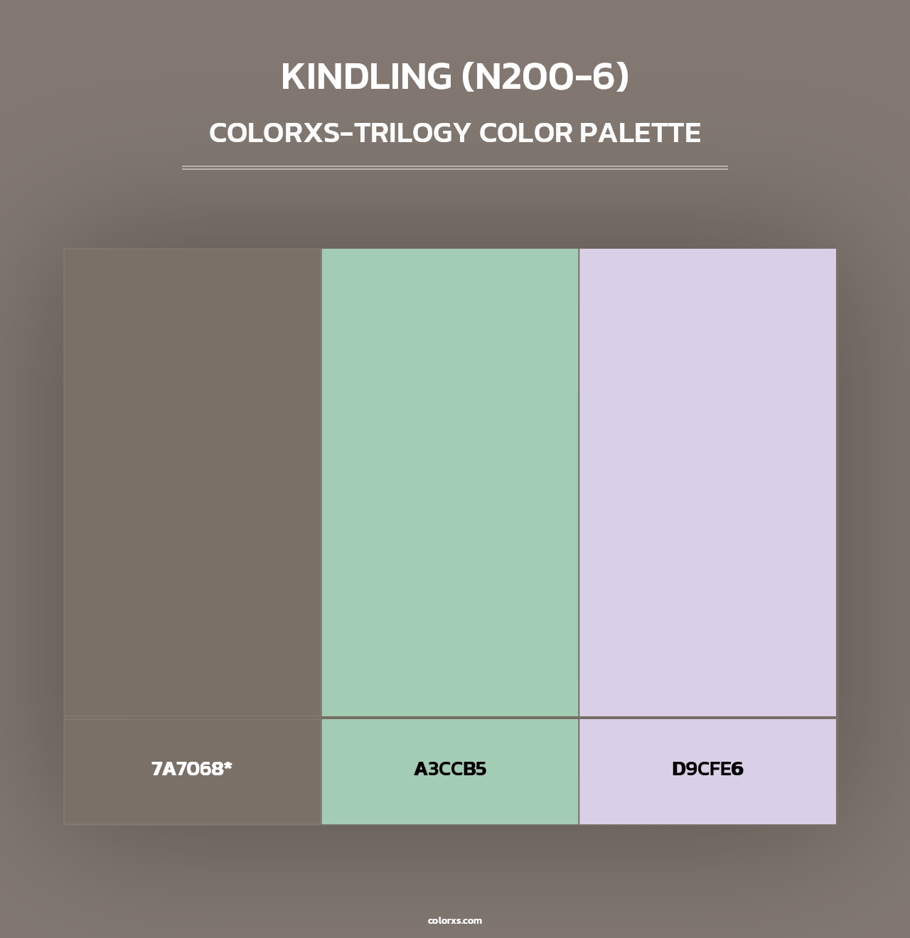 Kindling (N200-6) - Colorxs Trilogy Palette