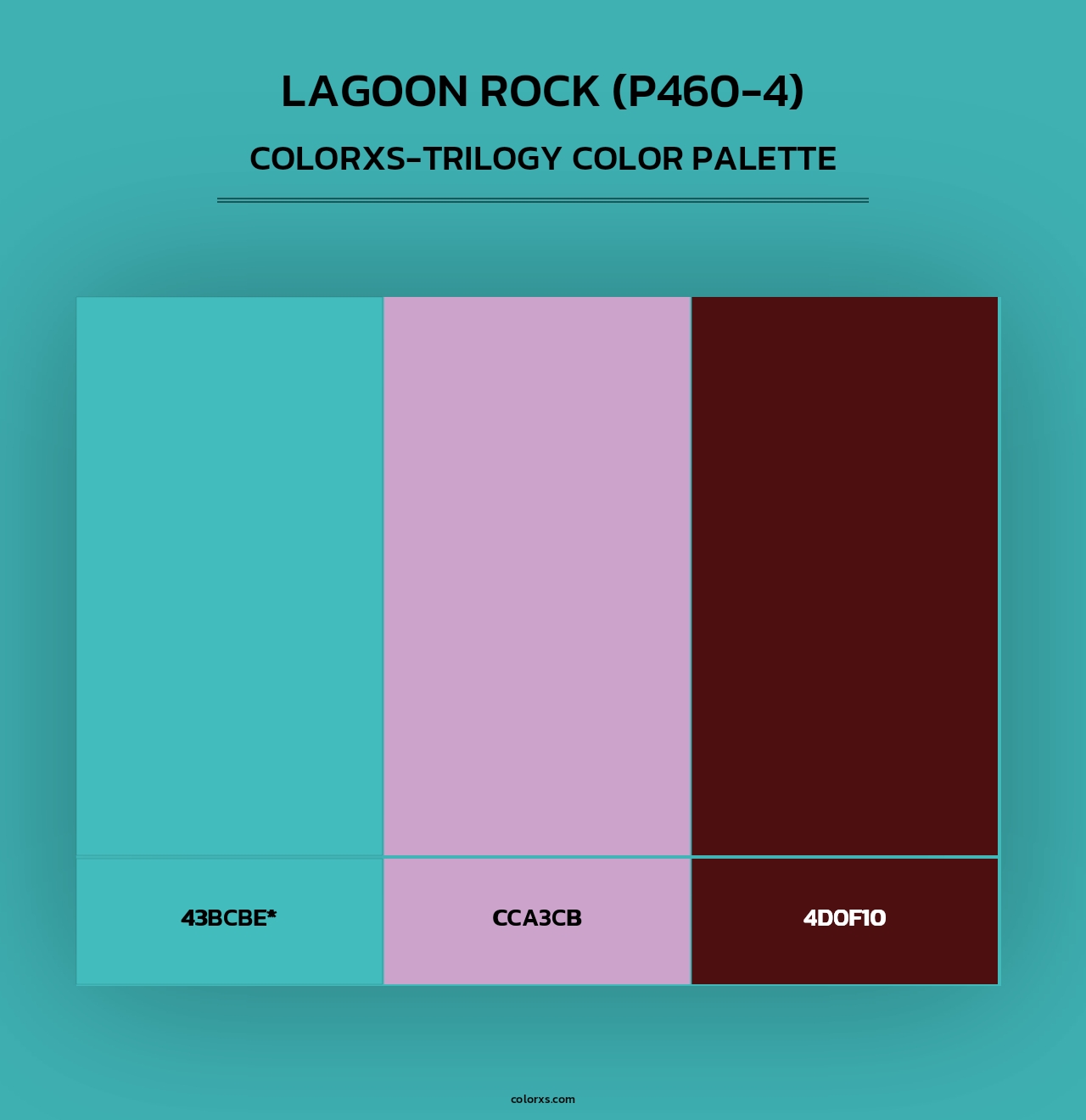 Lagoon Rock (P460-4) - Colorxs Trilogy Palette