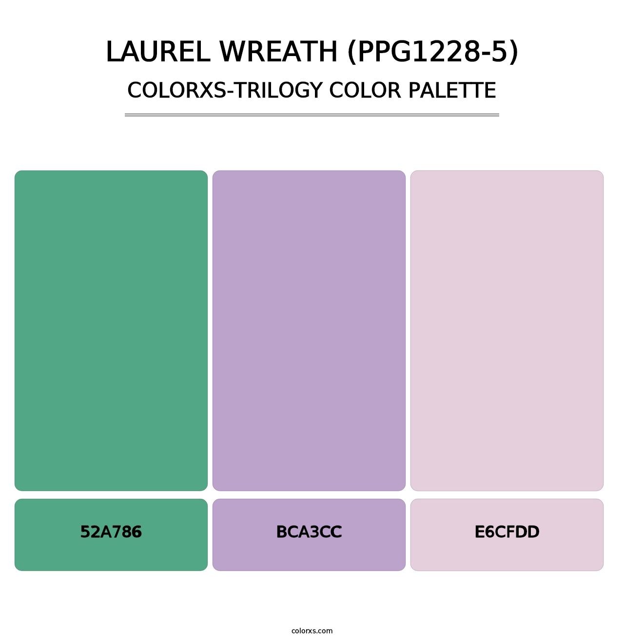 Laurel Wreath (PPG1228-5) - Colorxs Trilogy Palette