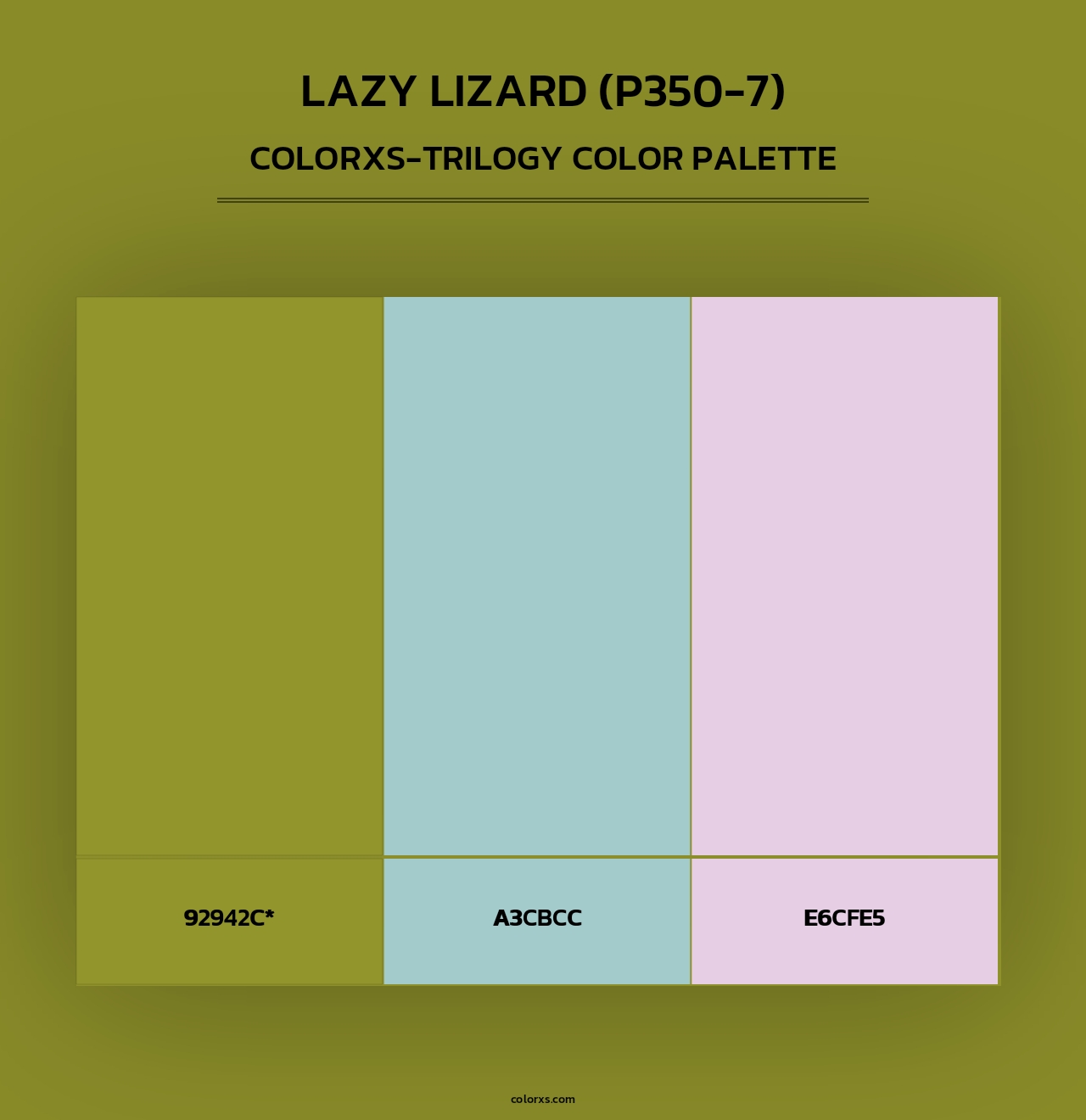 Lazy Lizard (P350-7) - Colorxs Trilogy Palette