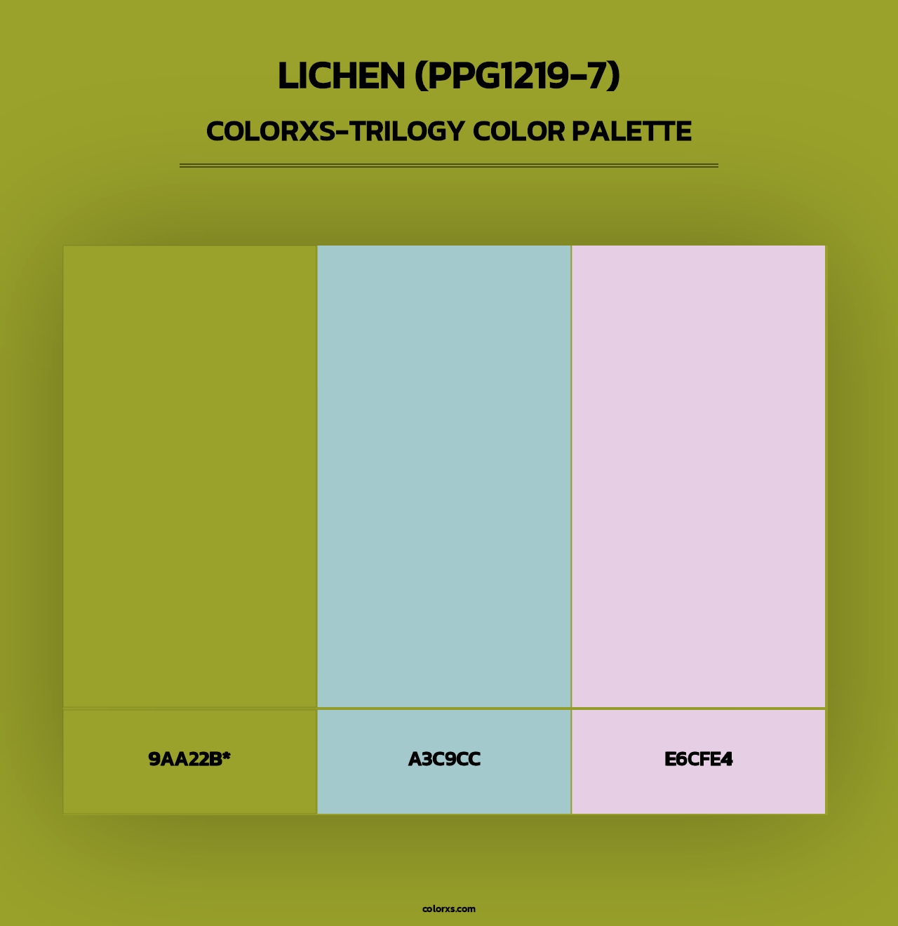 Lichen (PPG1219-7) - Colorxs Trilogy Palette