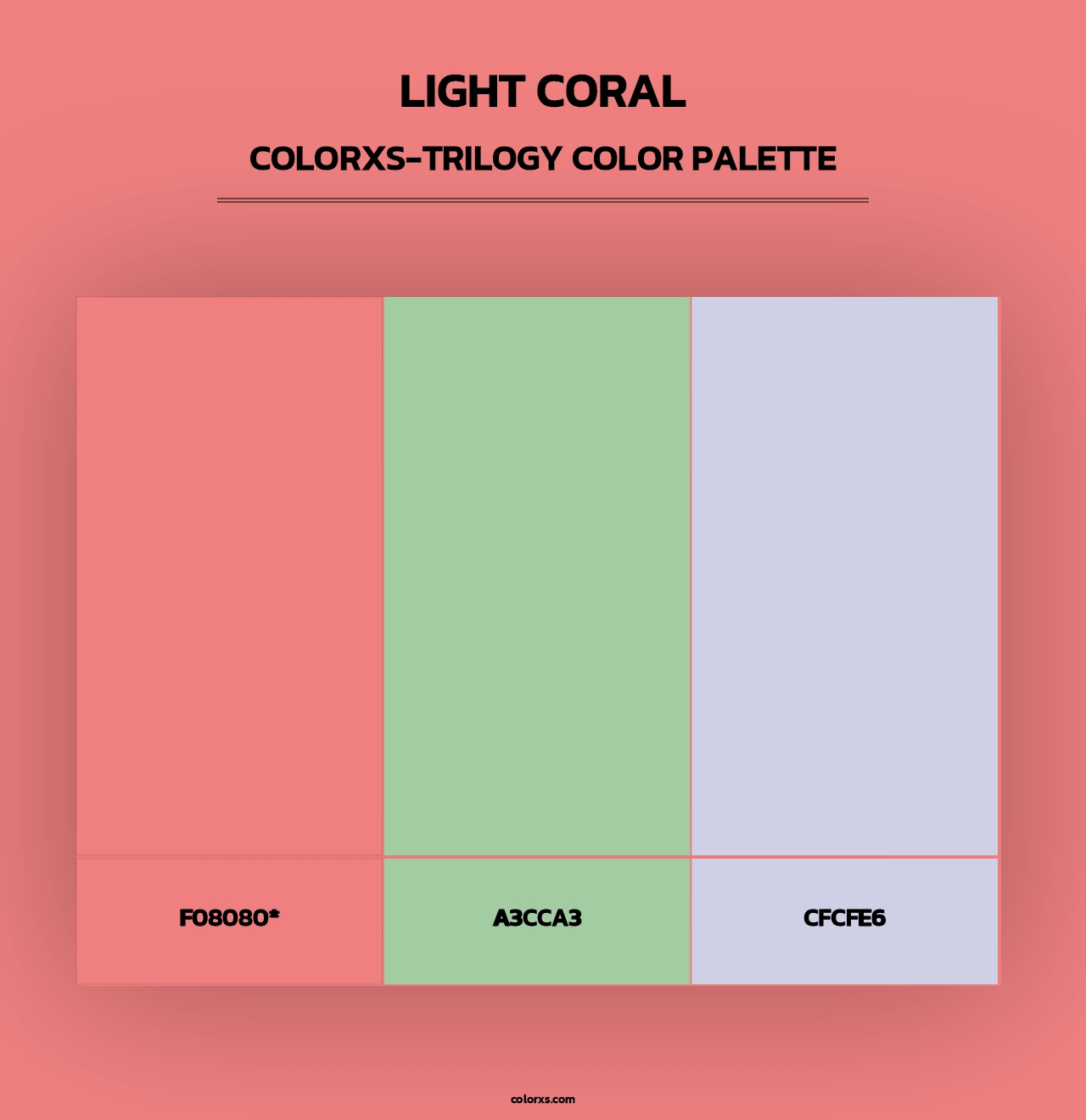 Light Coral - Colorxs Trilogy Palette