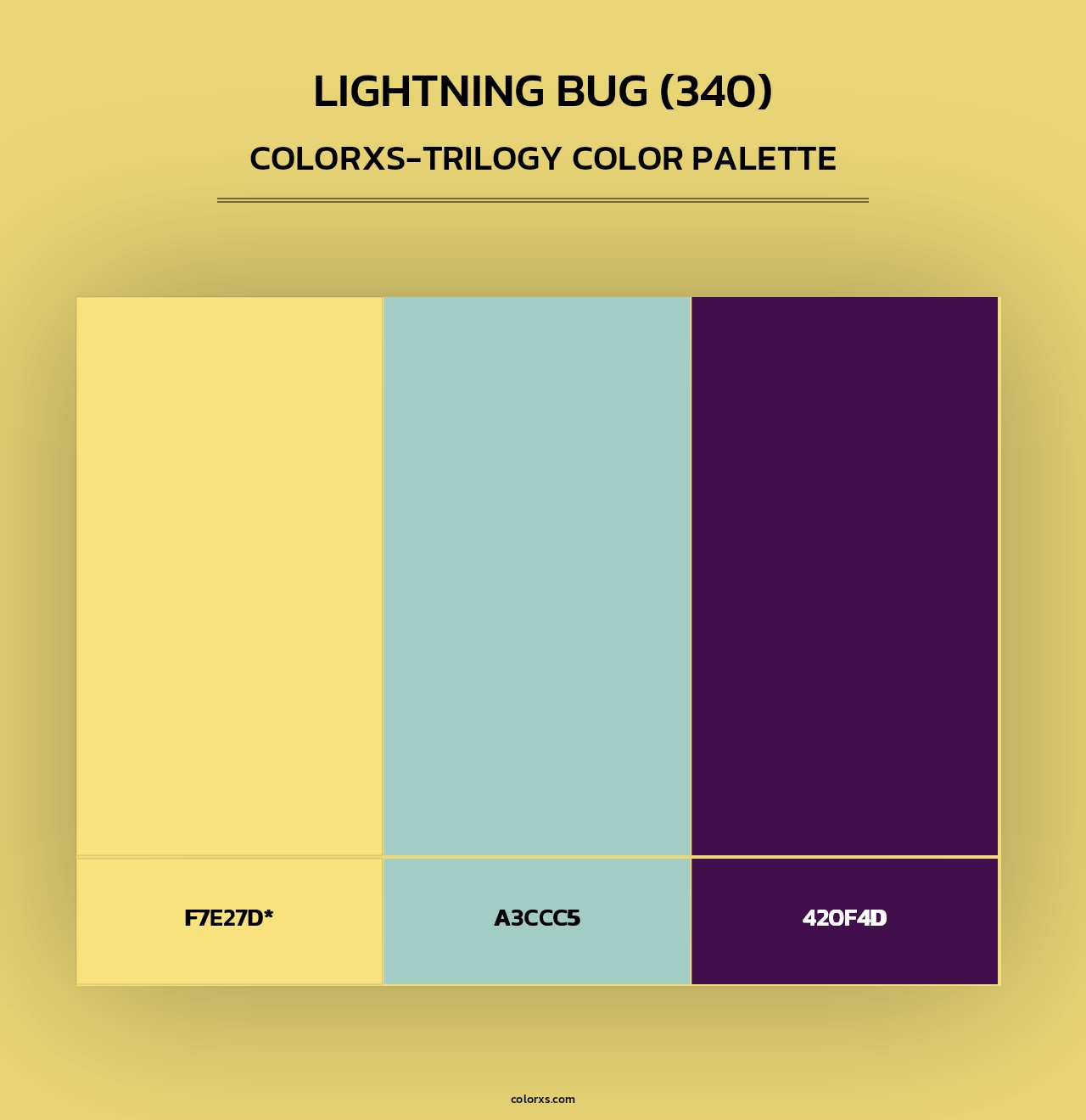 Lightning Bug (340) - Colorxs Trilogy Palette
