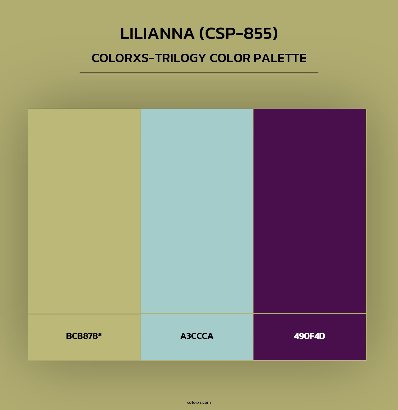 Lilianna (CSP-855) - Colorxs Trilogy Palette