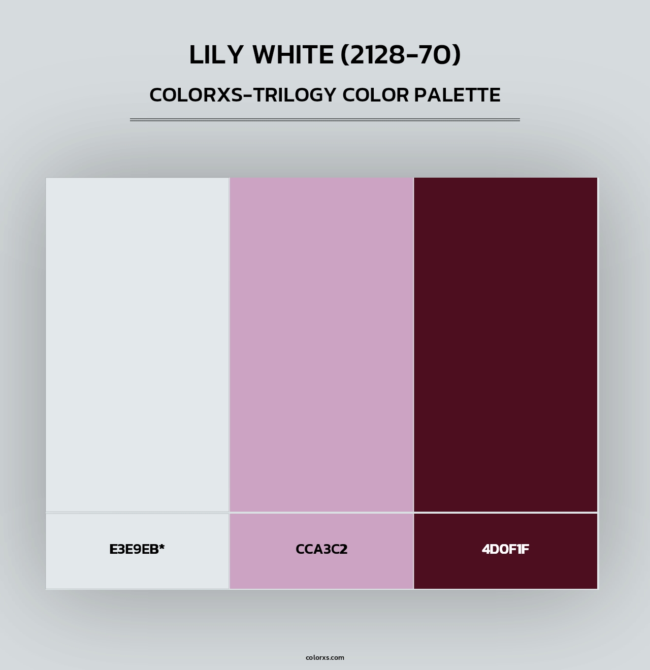Lily White (2128-70) - Colorxs Trilogy Palette