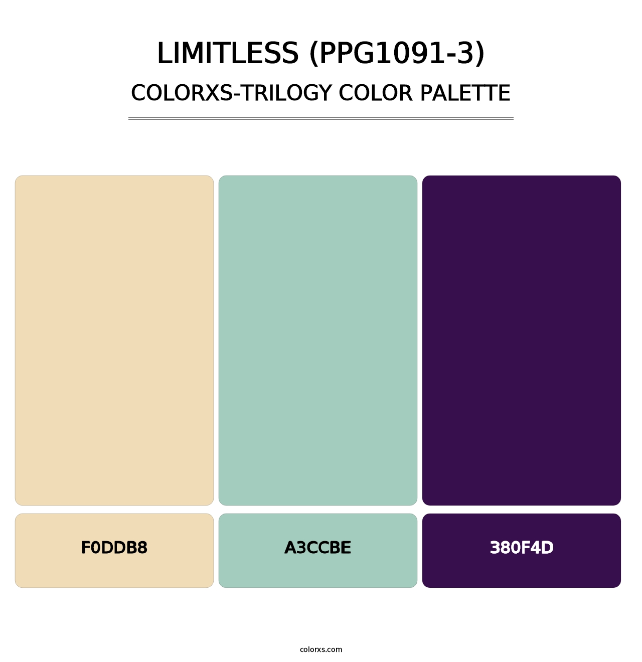 Limitless (PPG1091-3) - Colorxs Trilogy Palette