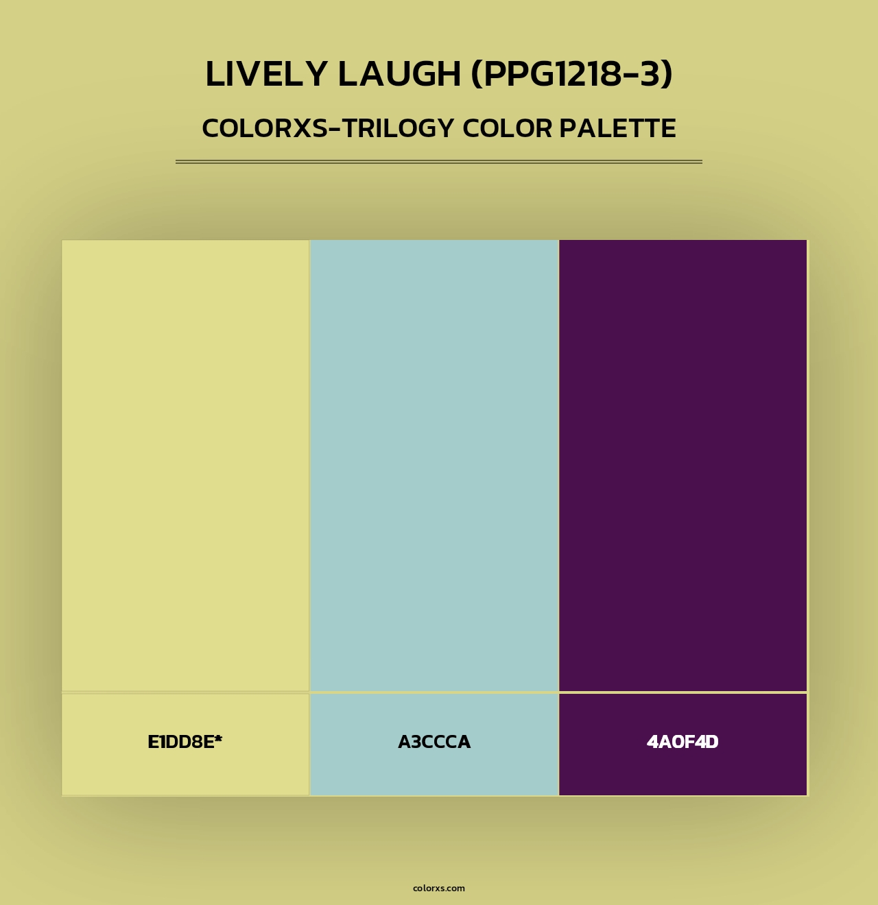 Lively Laugh (PPG1218-3) - Colorxs Trilogy Palette
