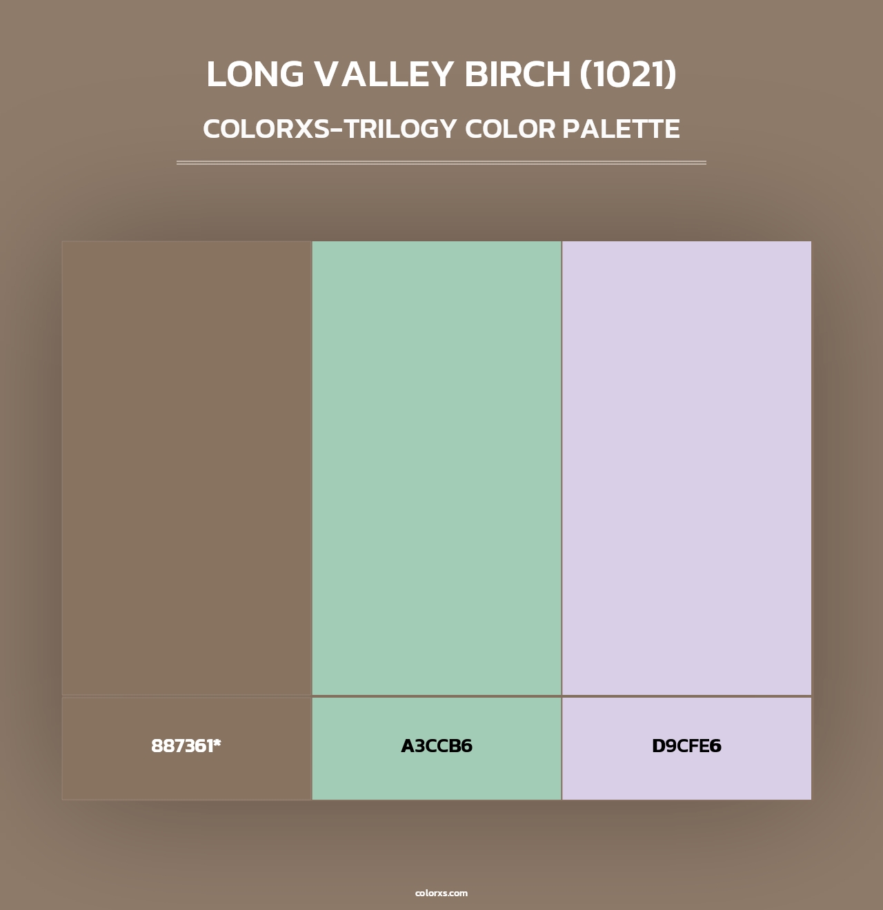 Long Valley Birch (1021) - Colorxs Trilogy Palette