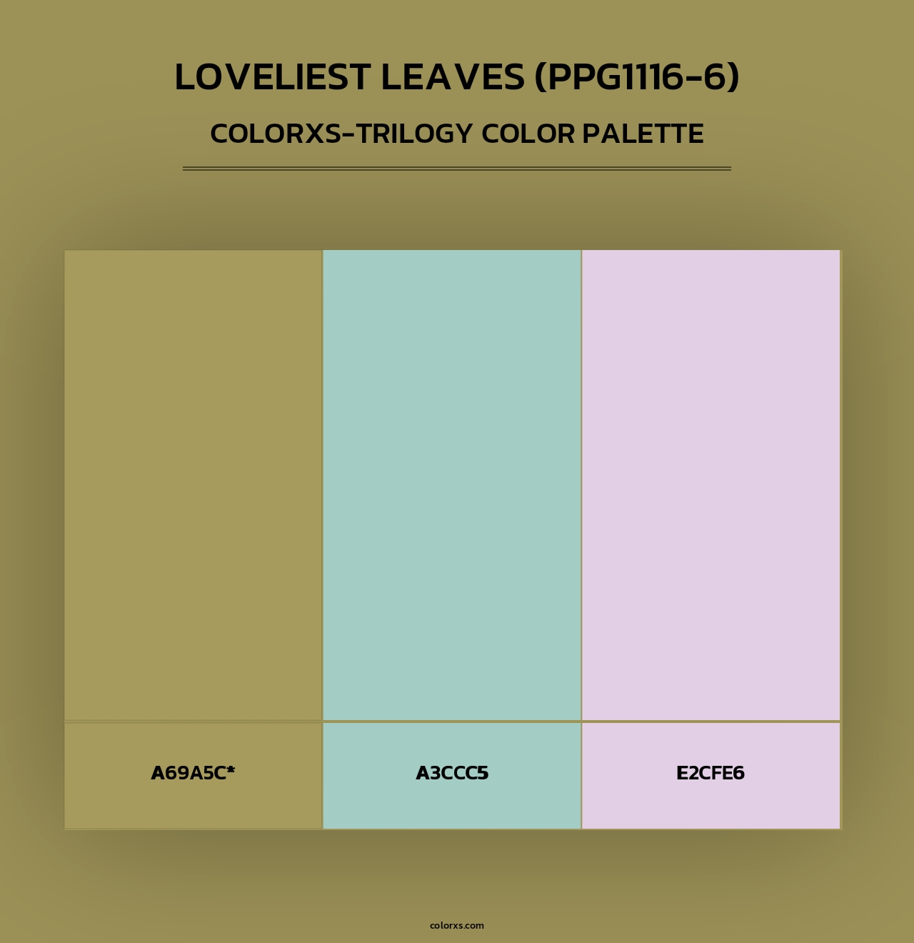 Loveliest Leaves (PPG1116-6) - Colorxs Trilogy Palette
