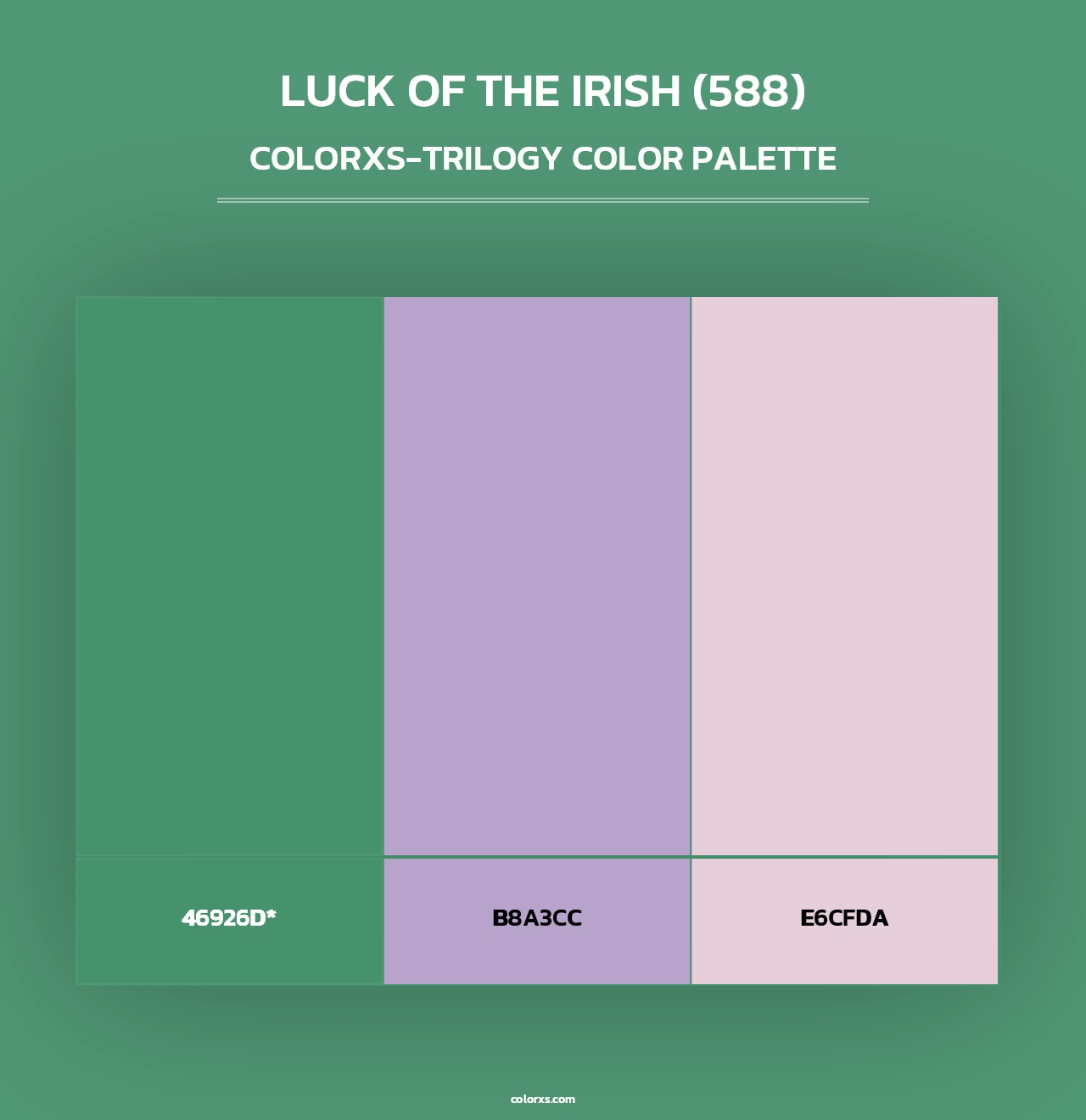Luck of the Irish (588) - Colorxs Trilogy Palette