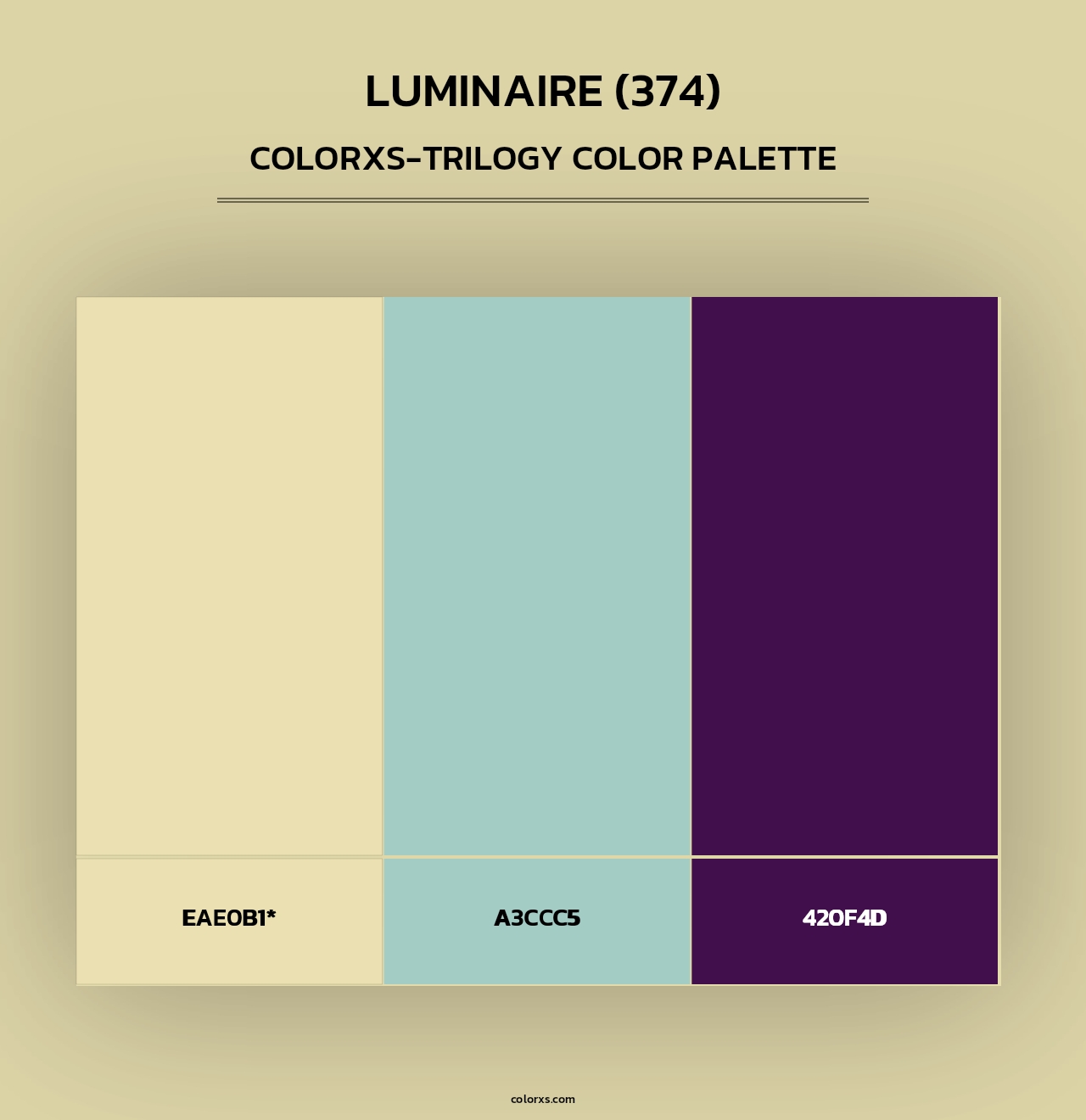 Luminaire (374) - Colorxs Trilogy Palette