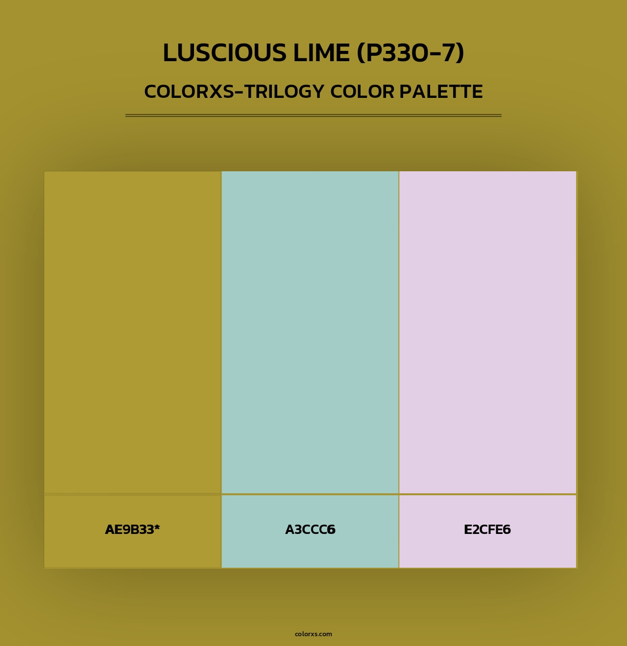 Luscious Lime (P330-7) - Colorxs Trilogy Palette