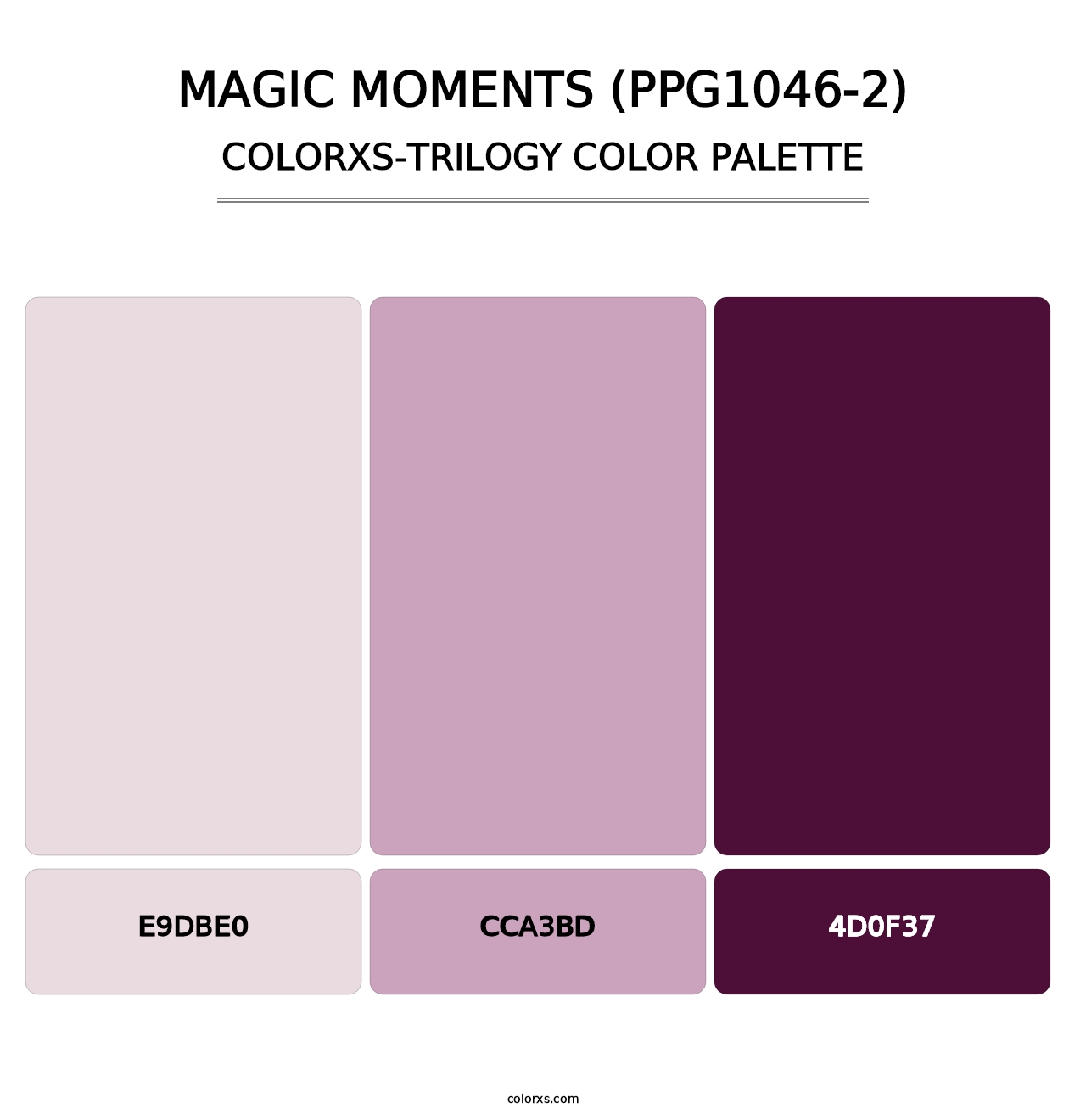 Magic Moments (PPG1046-2) - Colorxs Trilogy Palette
