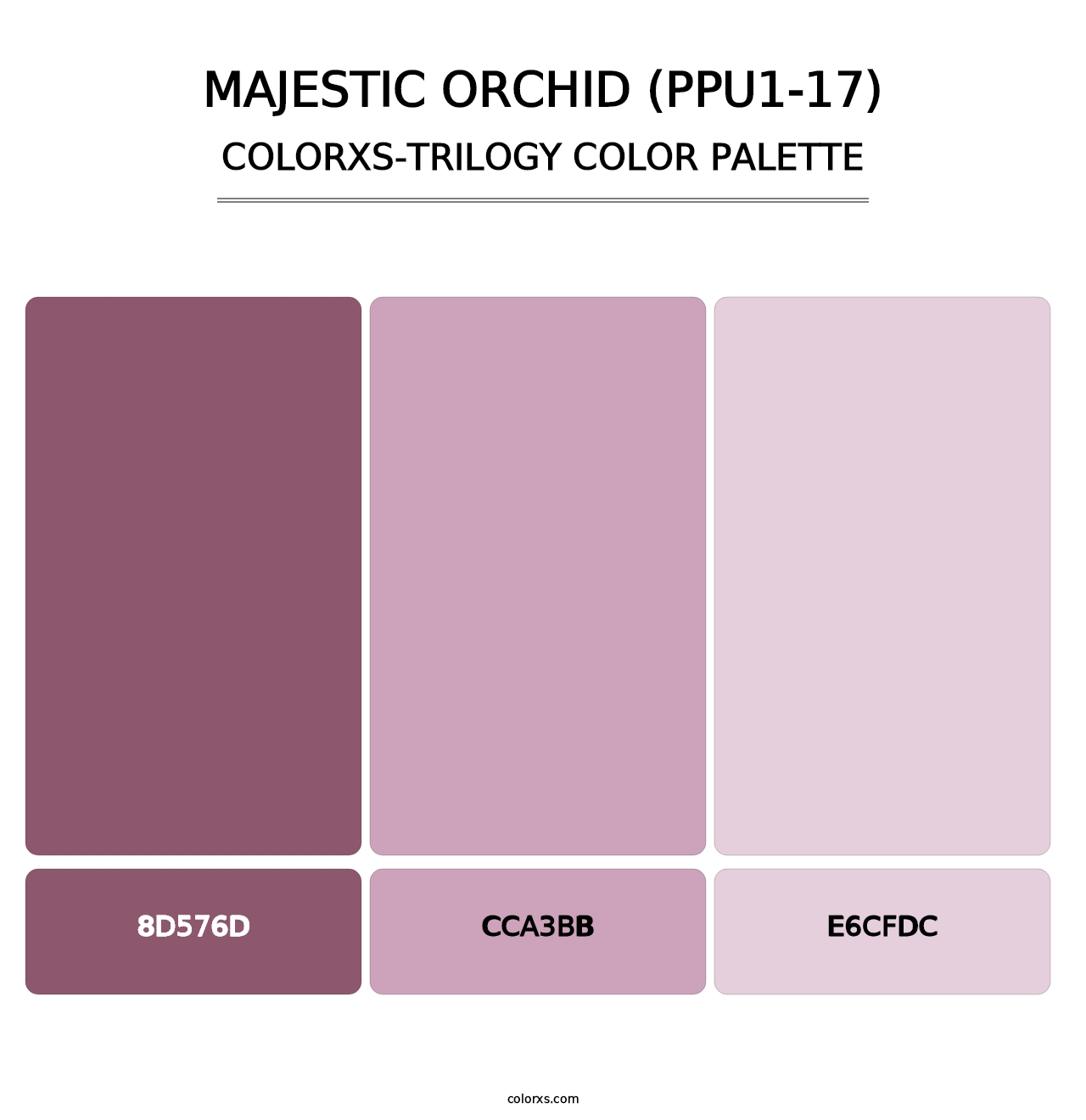 Majestic Orchid (PPU1-17) - Colorxs Trilogy Palette