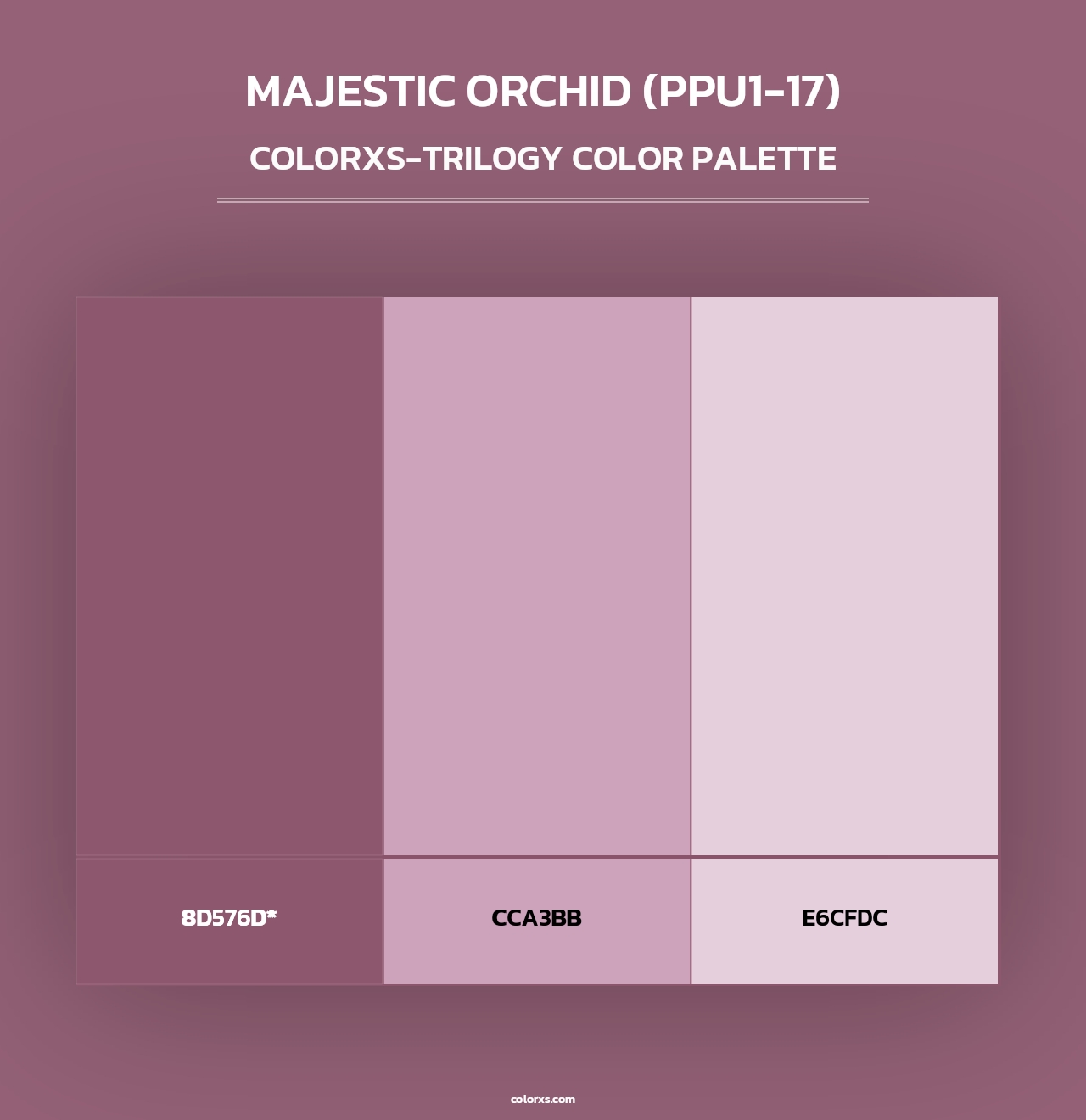 Majestic Orchid (PPU1-17) - Colorxs Trilogy Palette