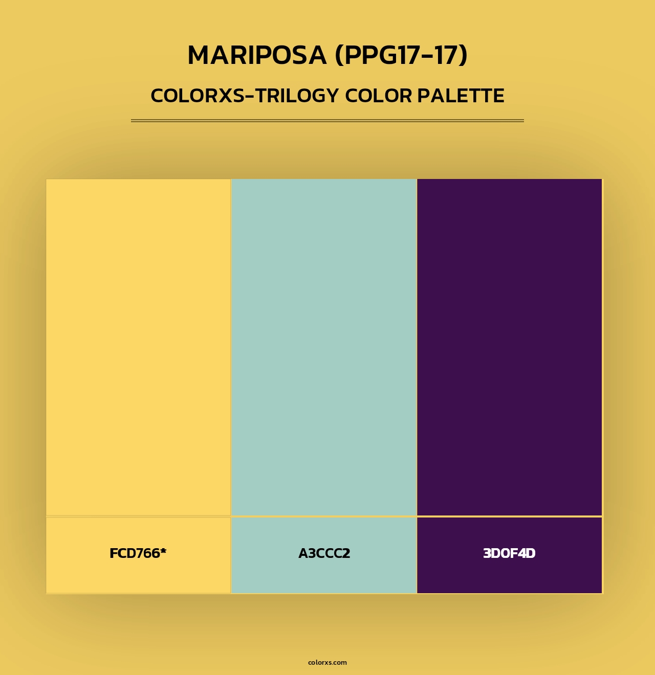 Mariposa (PPG17-17) - Colorxs Trilogy Palette