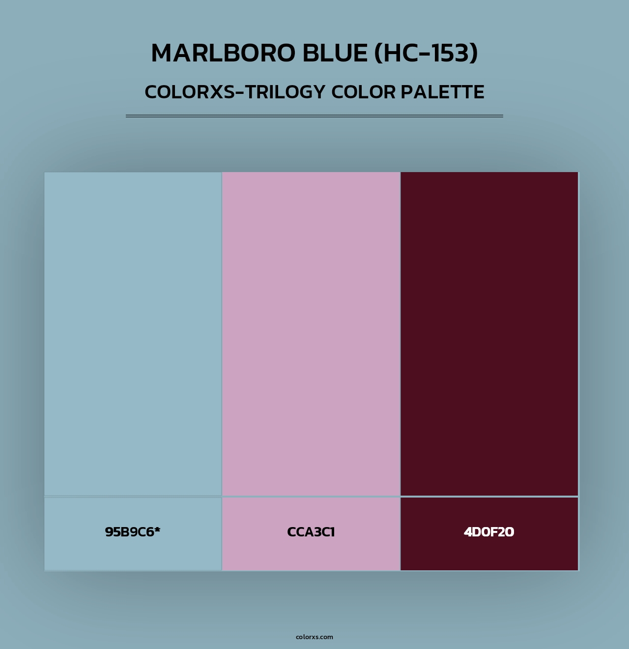 Marlboro Blue (HC-153) - Colorxs Trilogy Palette