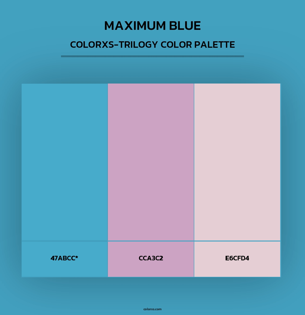 Maximum Blue - Colorxs Trilogy Palette