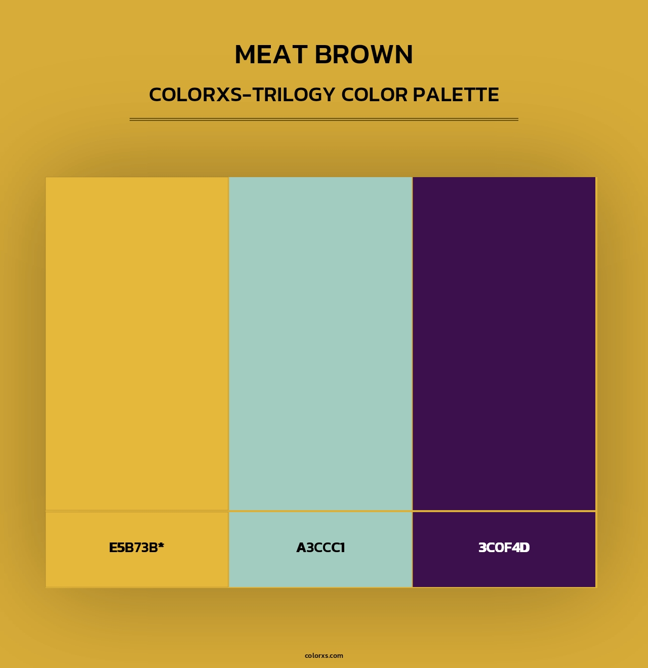 Meat brown - Colorxs Trilogy Palette