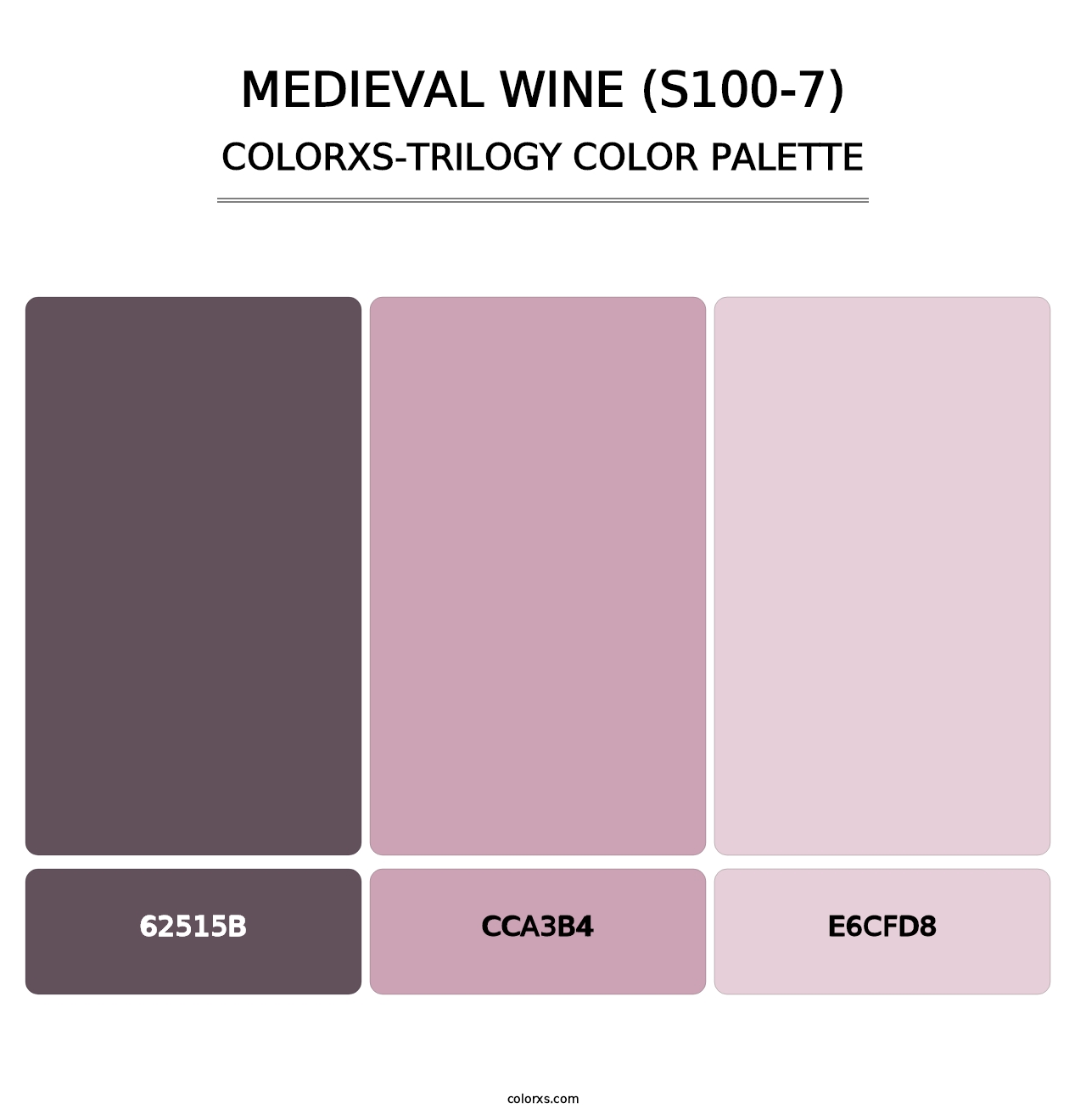 Medieval Wine (S100-7) - Colorxs Trilogy Palette