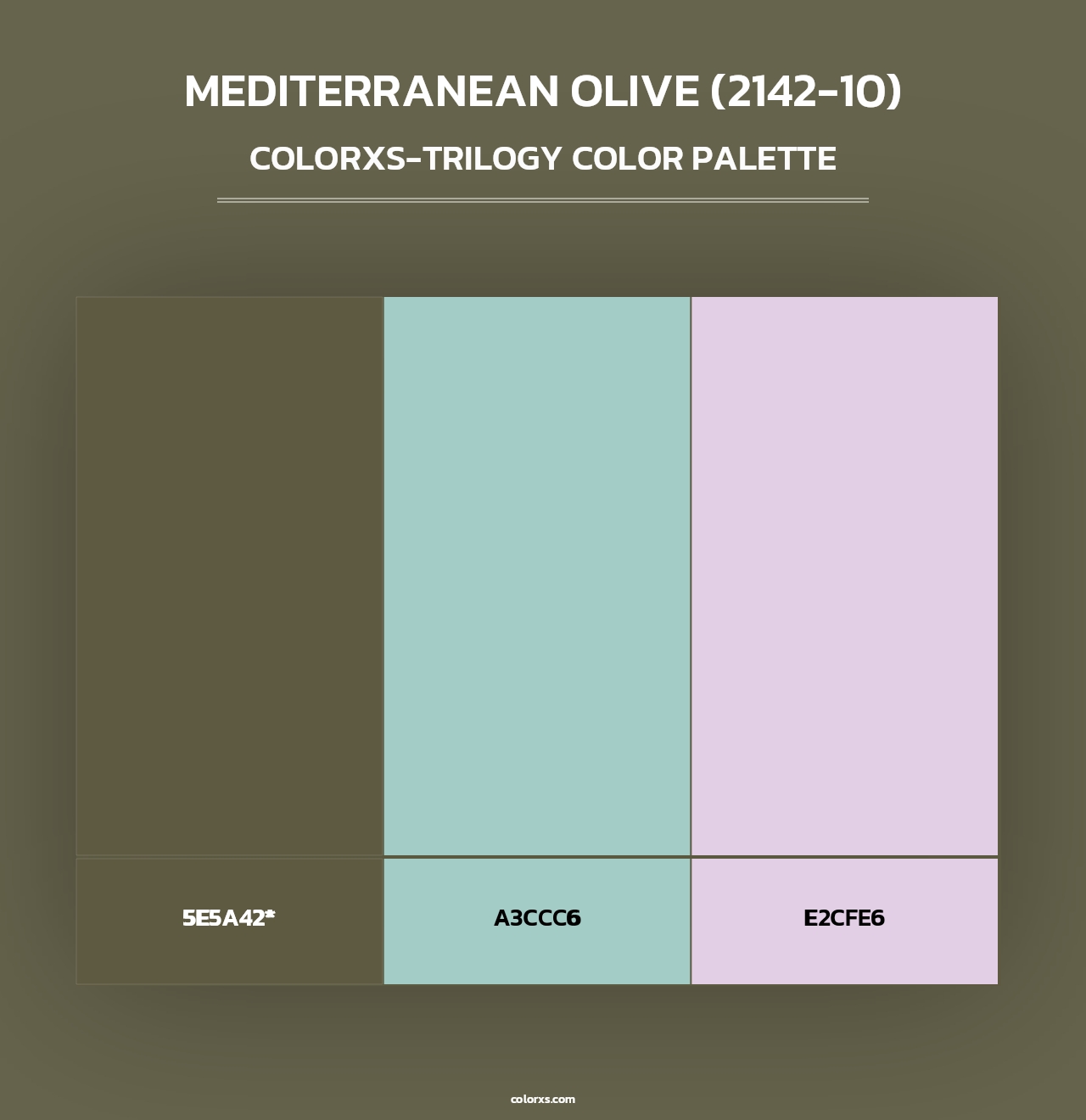 Mediterranean Olive (2142-10) - Colorxs Trilogy Palette
