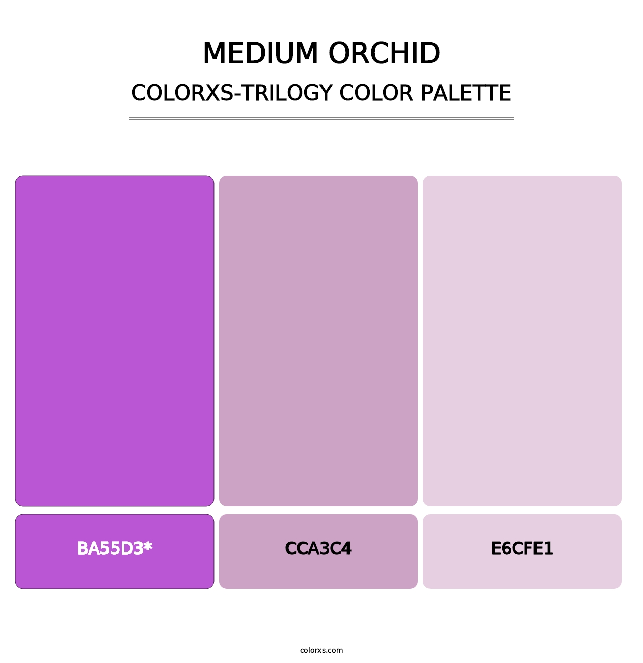 Medium Orchid - Colorxs Trilogy Palette
