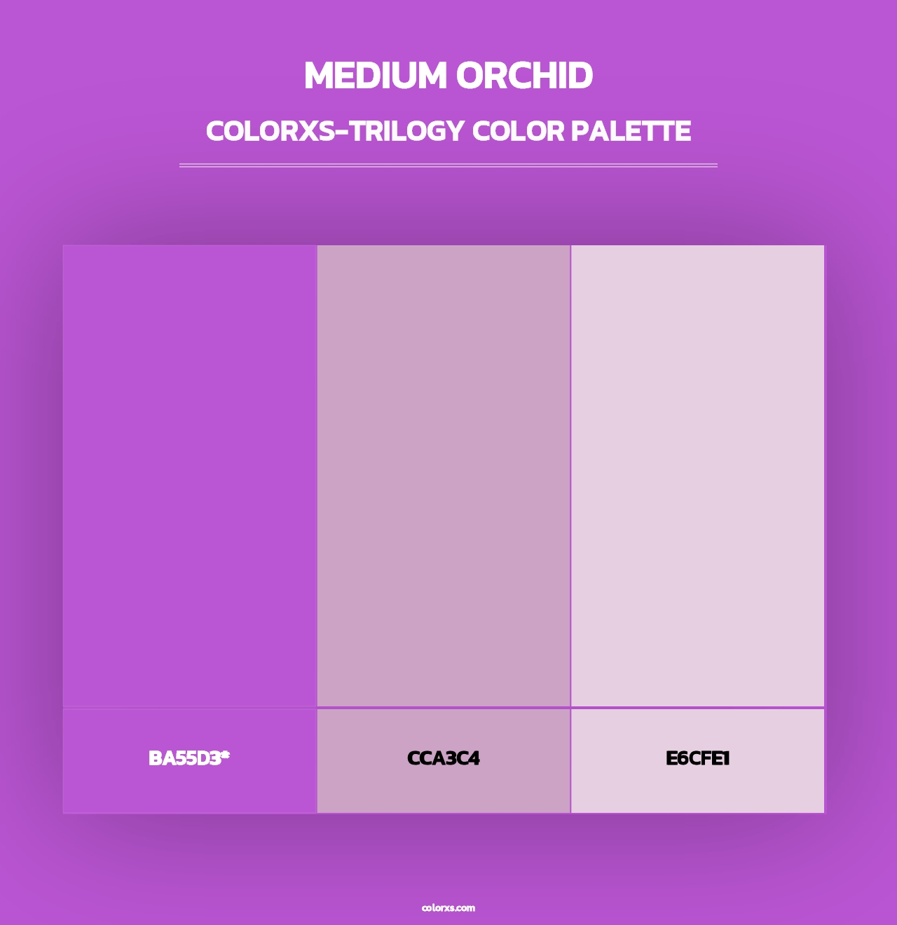 Medium Orchid - Colorxs Trilogy Palette