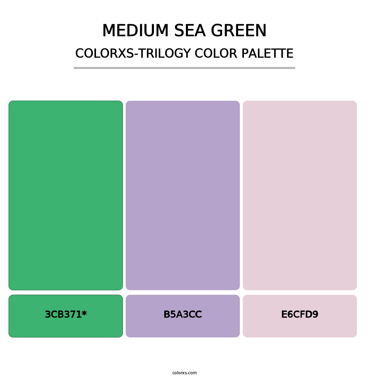 Medium Sea Green - Colorxs Trilogy Palette