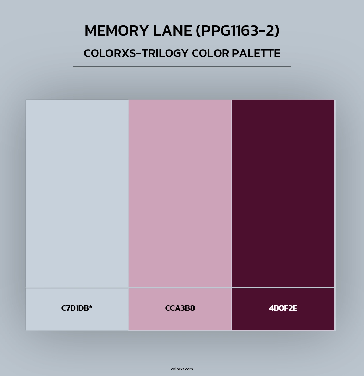 Memory Lane (PPG1163-2) - Colorxs Trilogy Palette