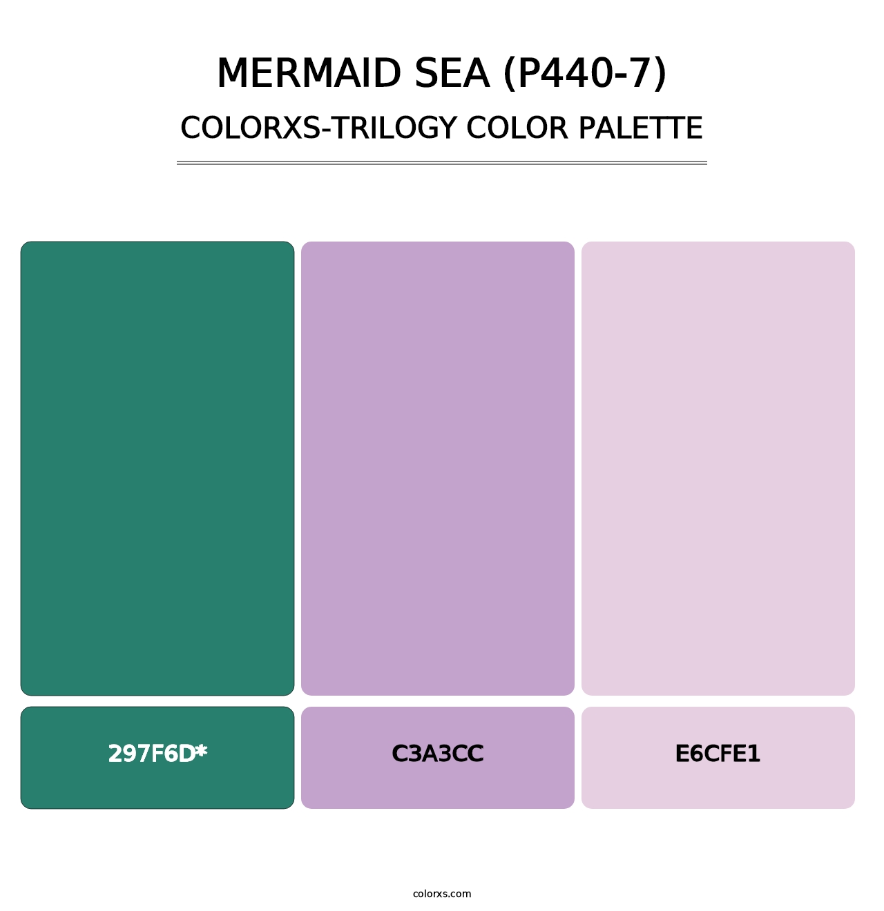 Mermaid Sea (P440-7) - Colorxs Trilogy Palette