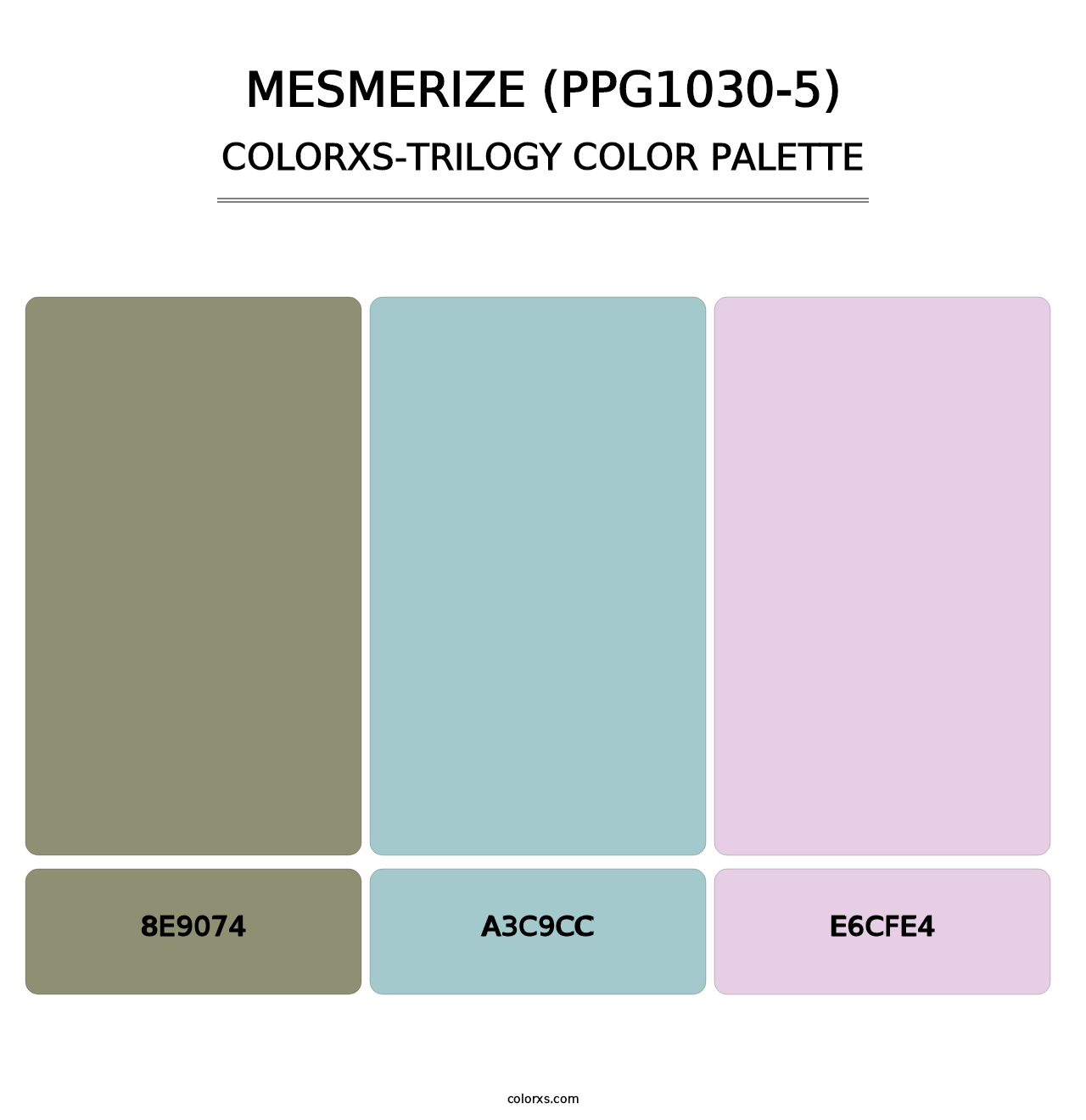 Mesmerize (PPG1030-5) - Colorxs Trilogy Palette