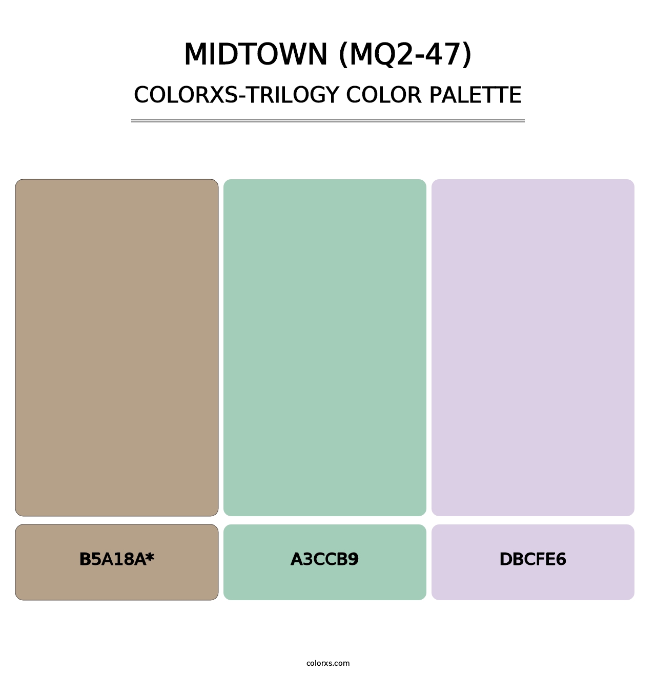Midtown (MQ2-47) - Colorxs Trilogy Palette