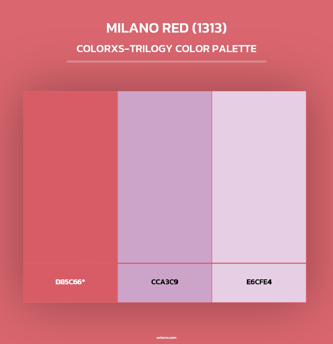Milano Red (1313) - Colorxs Trilogy Palette