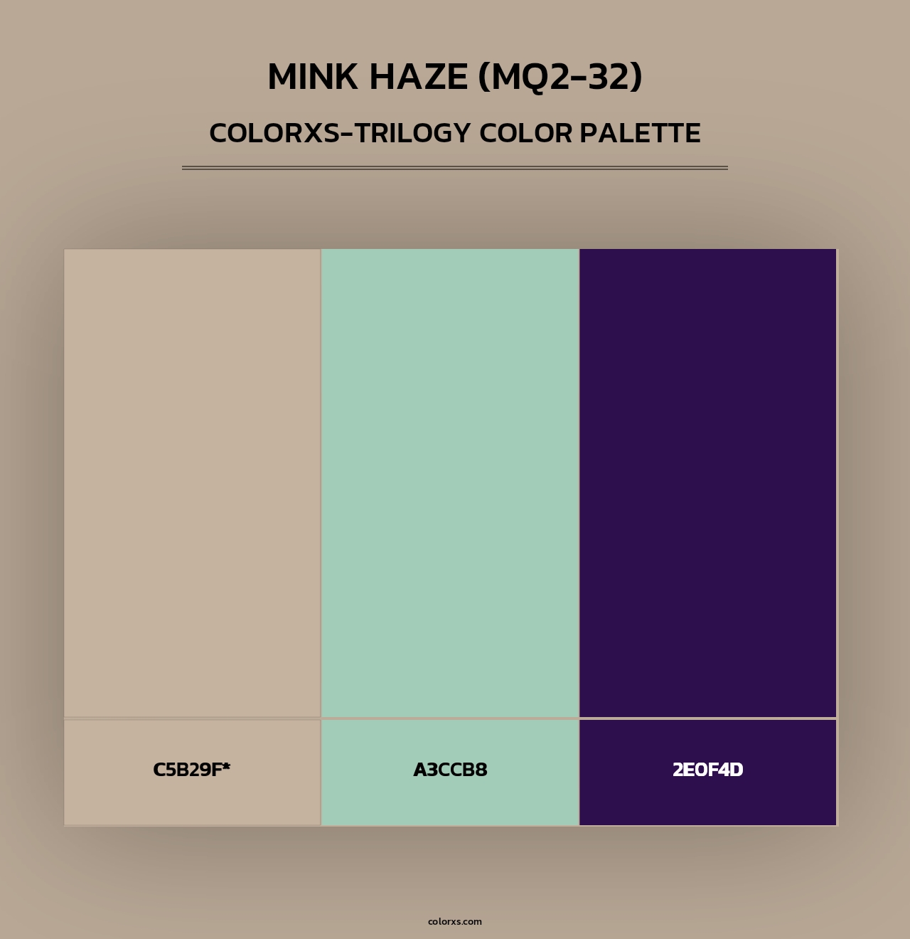 Mink Haze (MQ2-32) - Colorxs Trilogy Palette