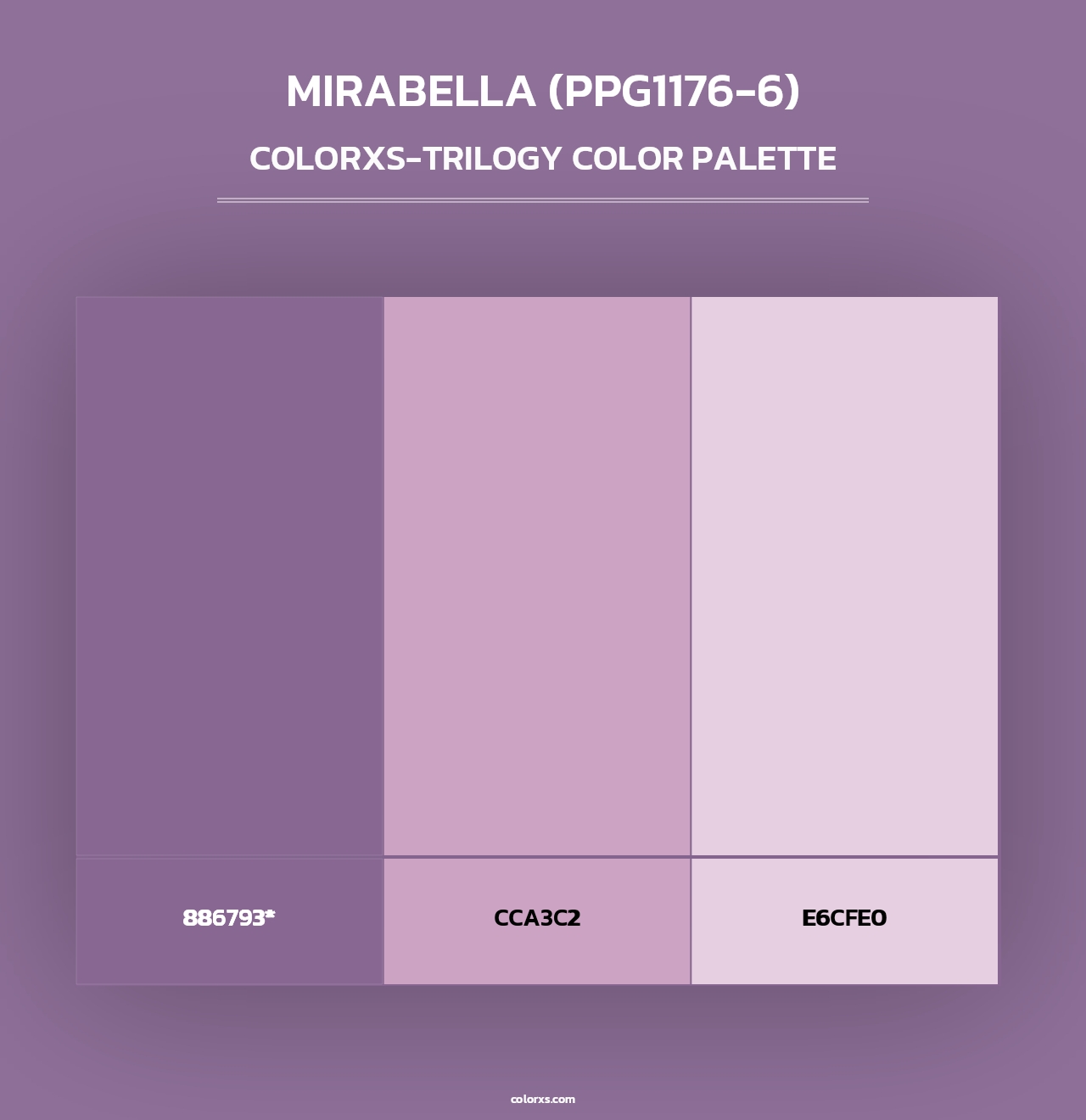 Mirabella (PPG1176-6) - Colorxs Trilogy Palette