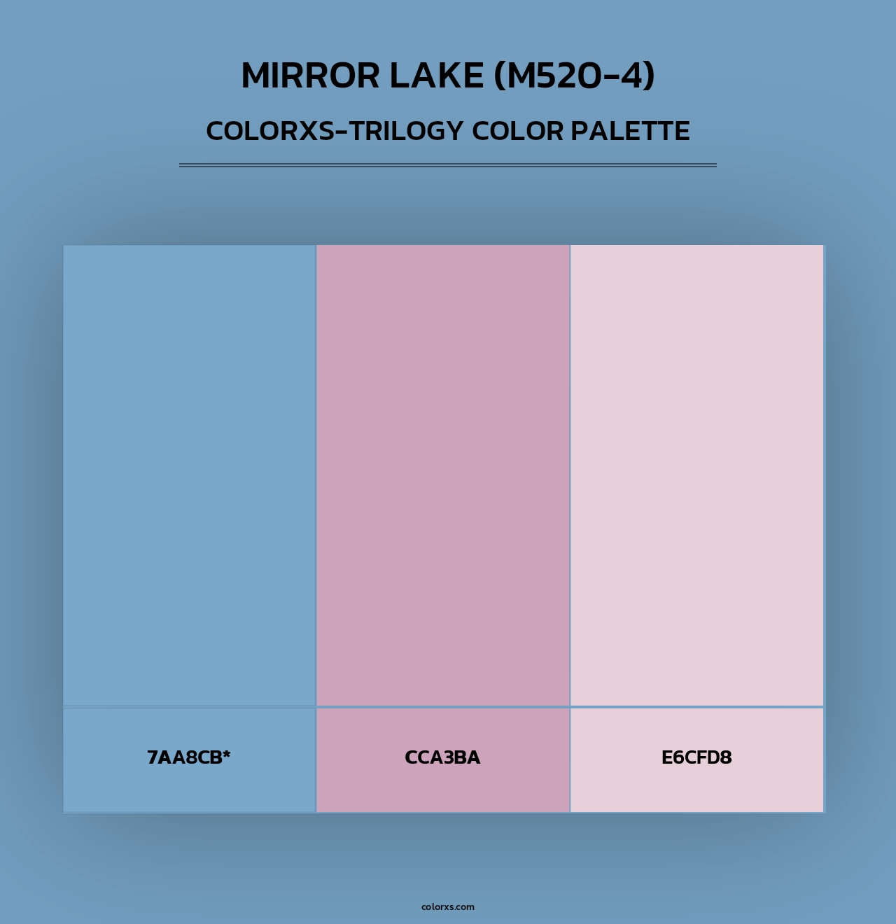 Mirror Lake (M520-4) - Colorxs Trilogy Palette
