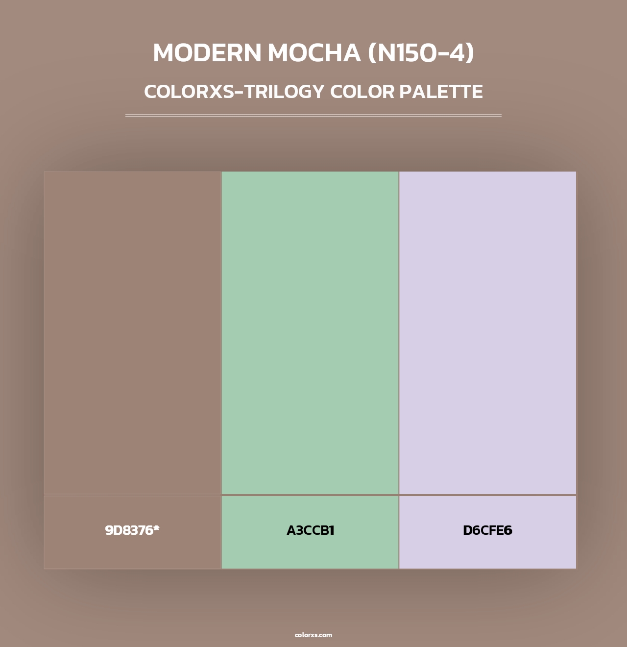 Modern Mocha (N150-4) - Colorxs Trilogy Palette