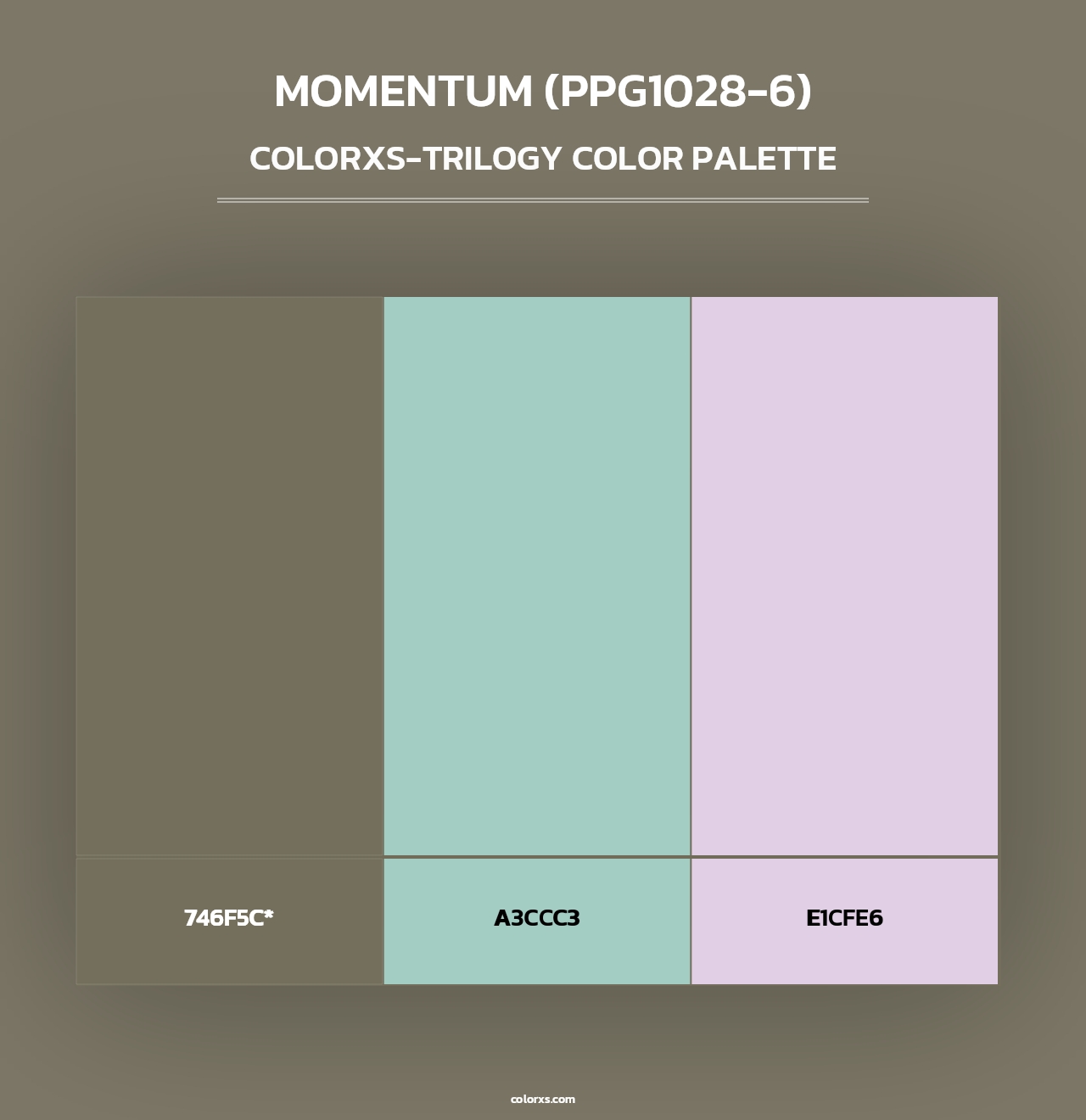 Momentum (PPG1028-6) - Colorxs Trilogy Palette