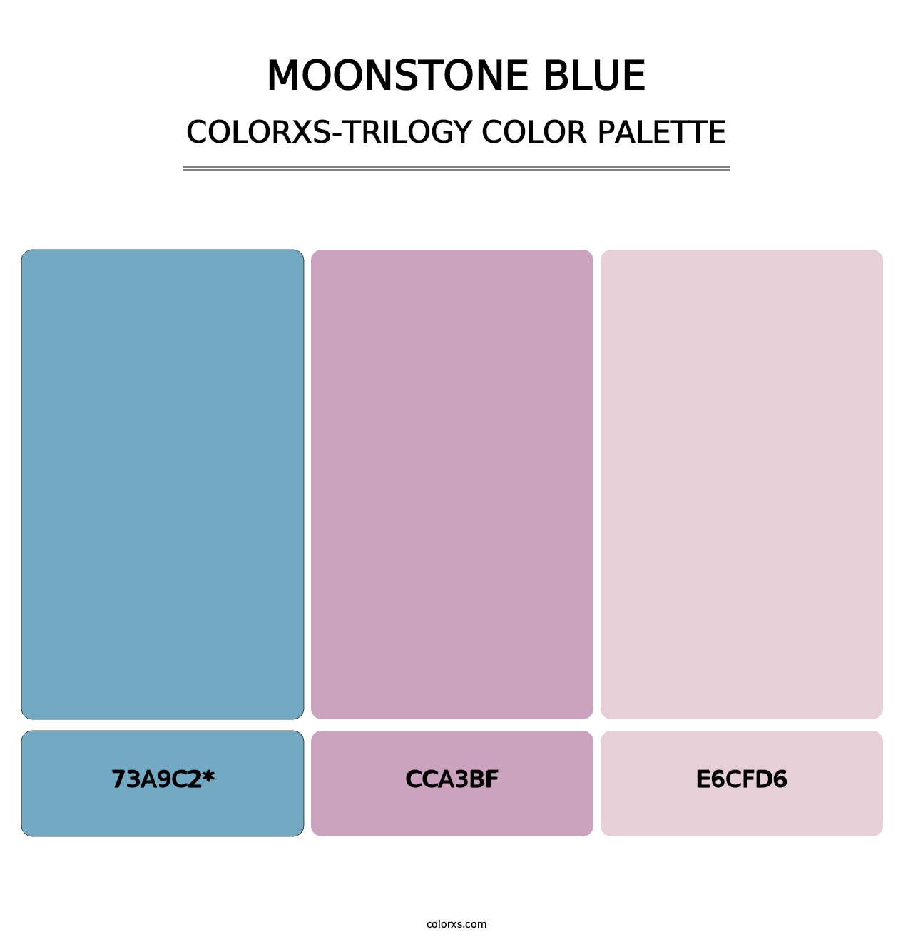Moonstone Blue - Colorxs Trilogy Palette