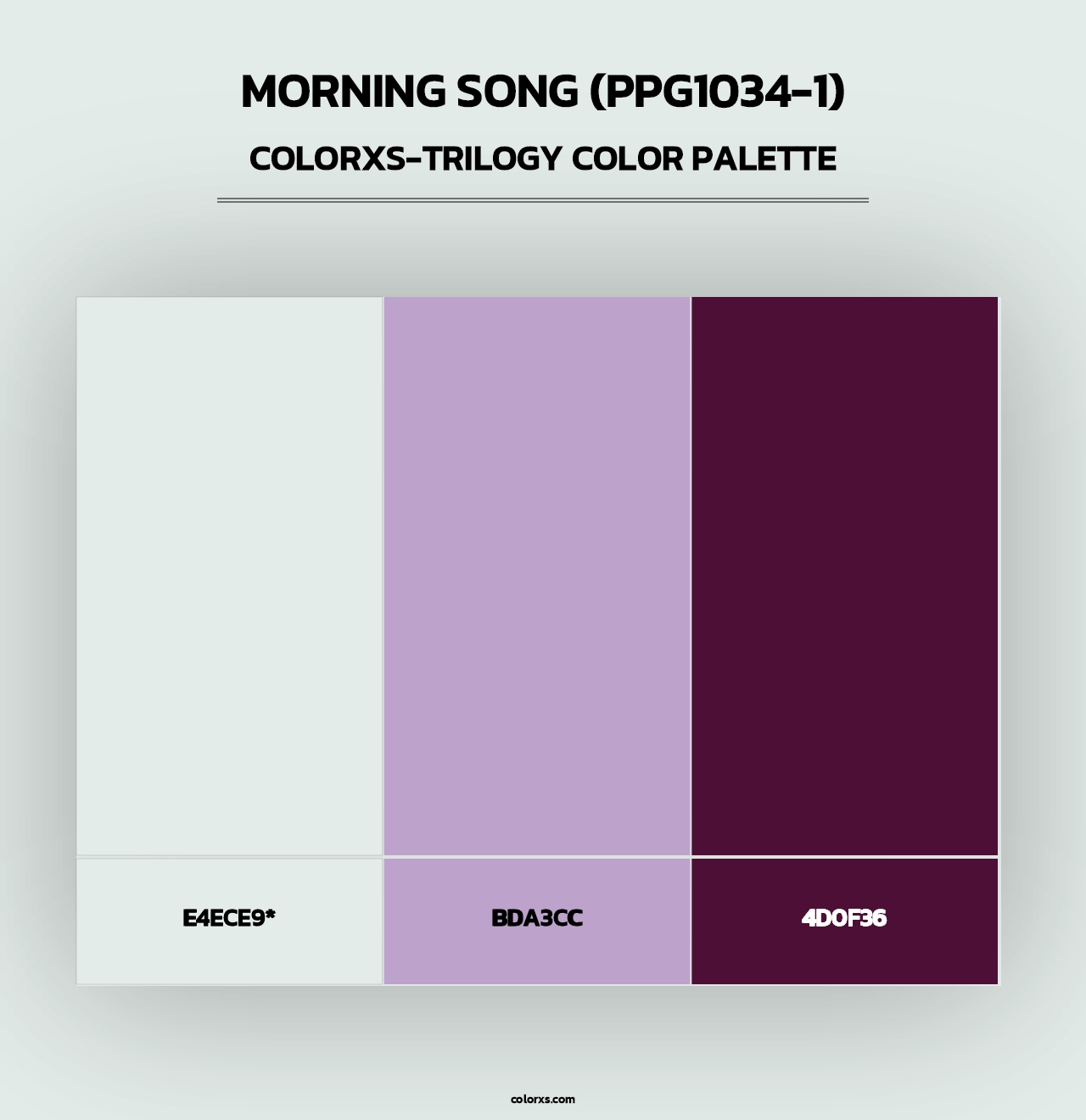 Morning Song (PPG1034-1) - Colorxs Trilogy Palette