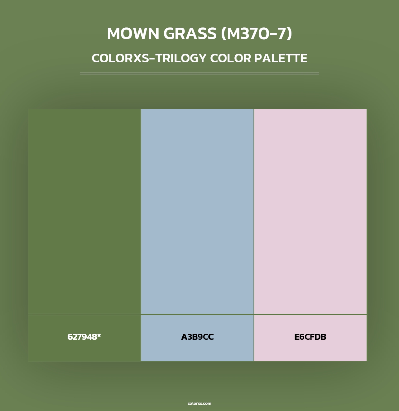 Mown Grass (M370-7) - Colorxs Trilogy Palette