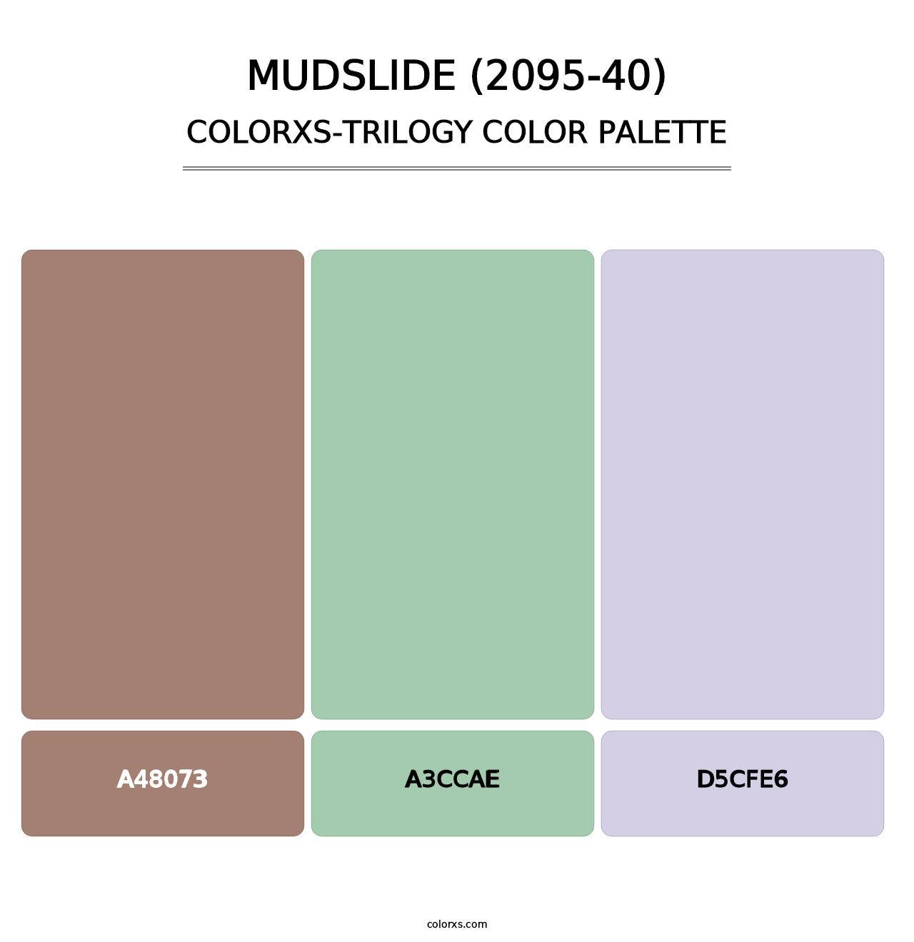 Mudslide (2095-40) - Colorxs Trilogy Palette