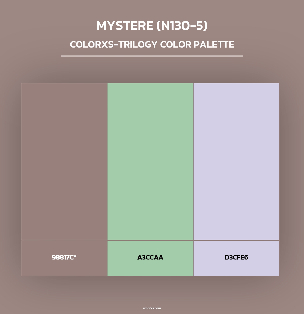 Mystere (N130-5) - Colorxs Trilogy Palette