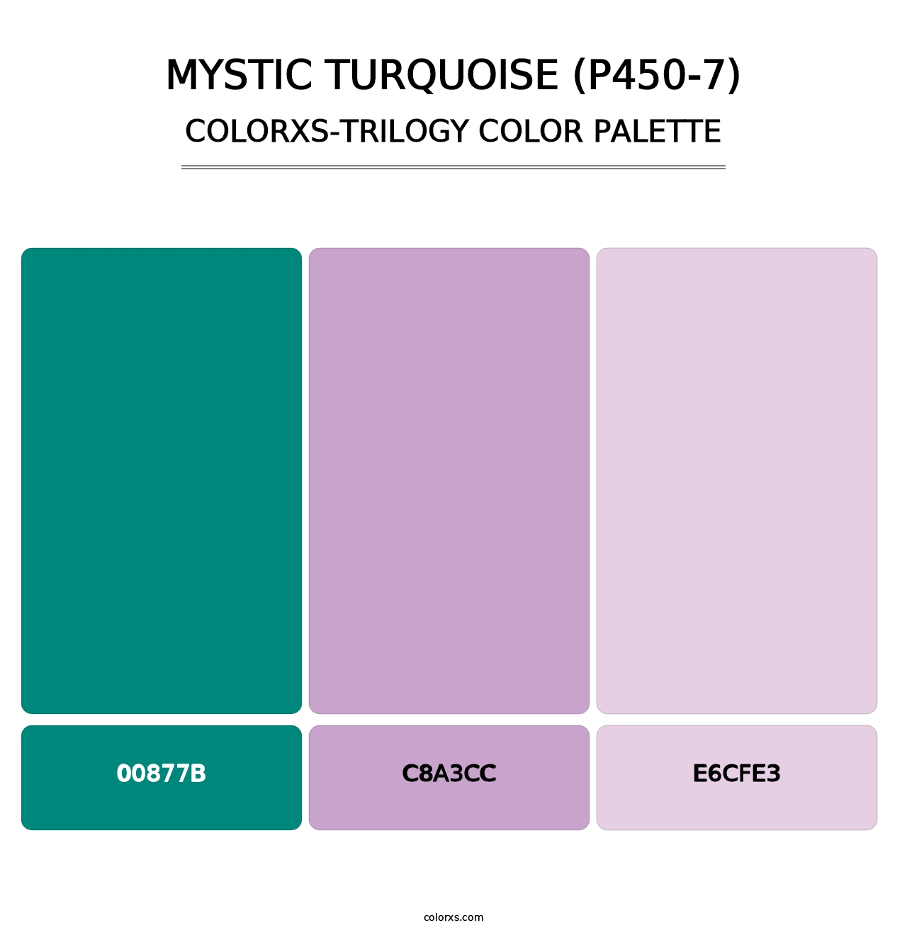 Mystic Turquoise (P450-7) - Colorxs Trilogy Palette