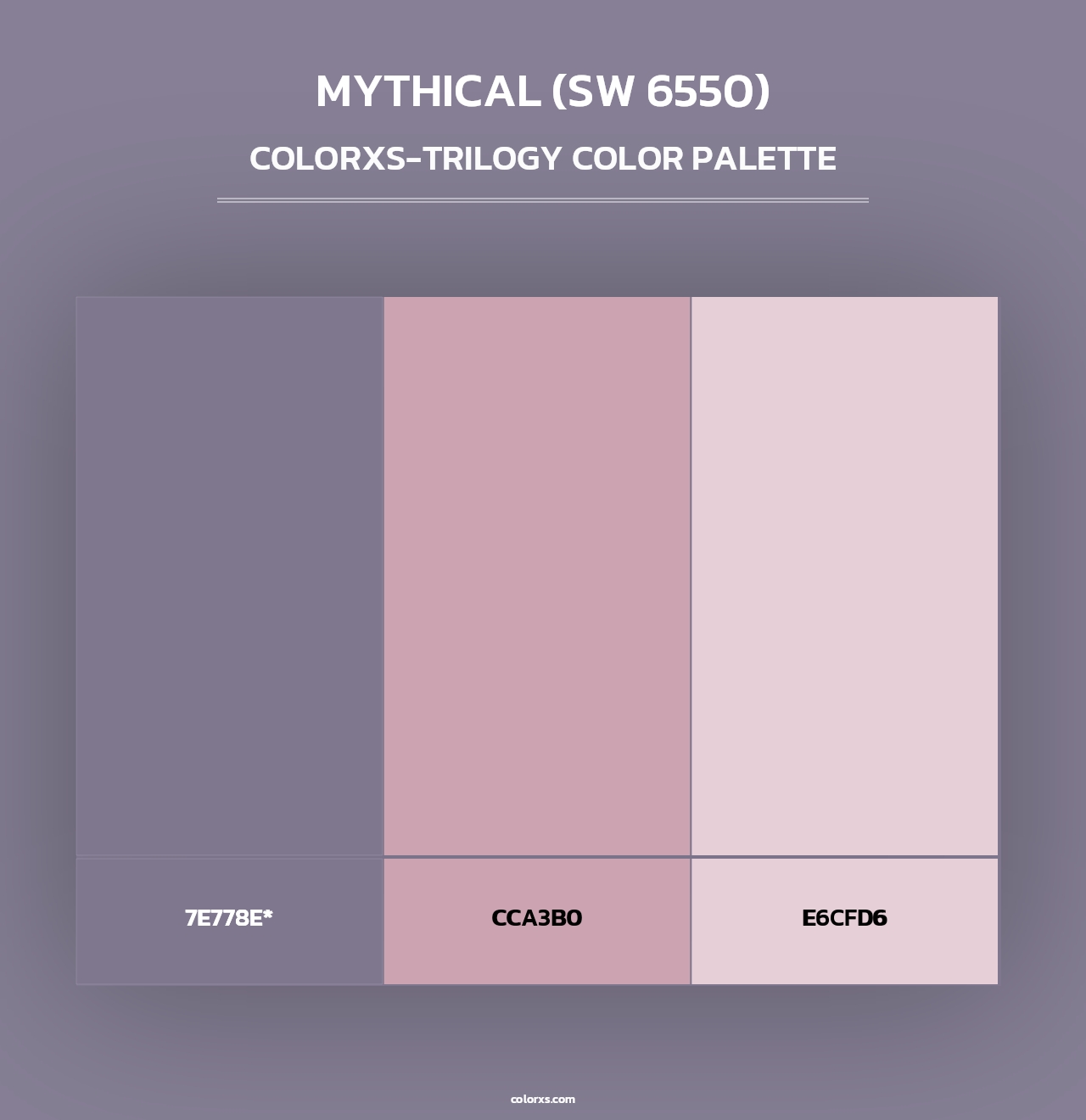 Mythical (SW 6550) - Colorxs Trilogy Palette
