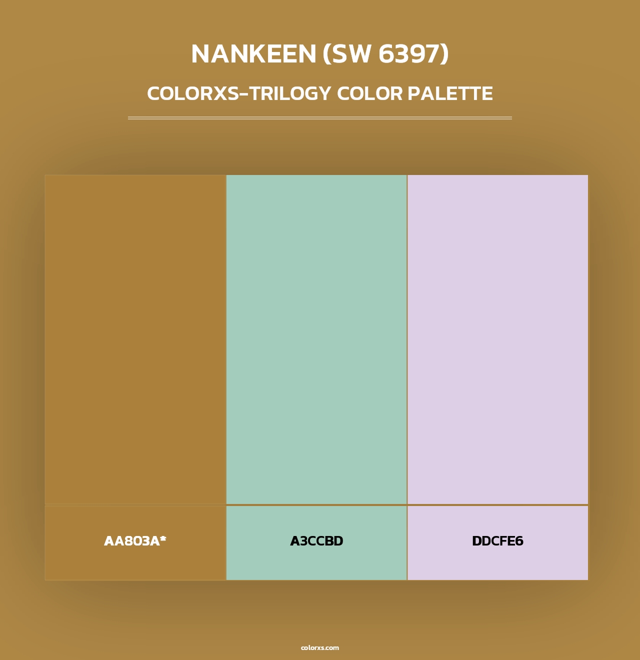 Nankeen (SW 6397) - Colorxs Trilogy Palette