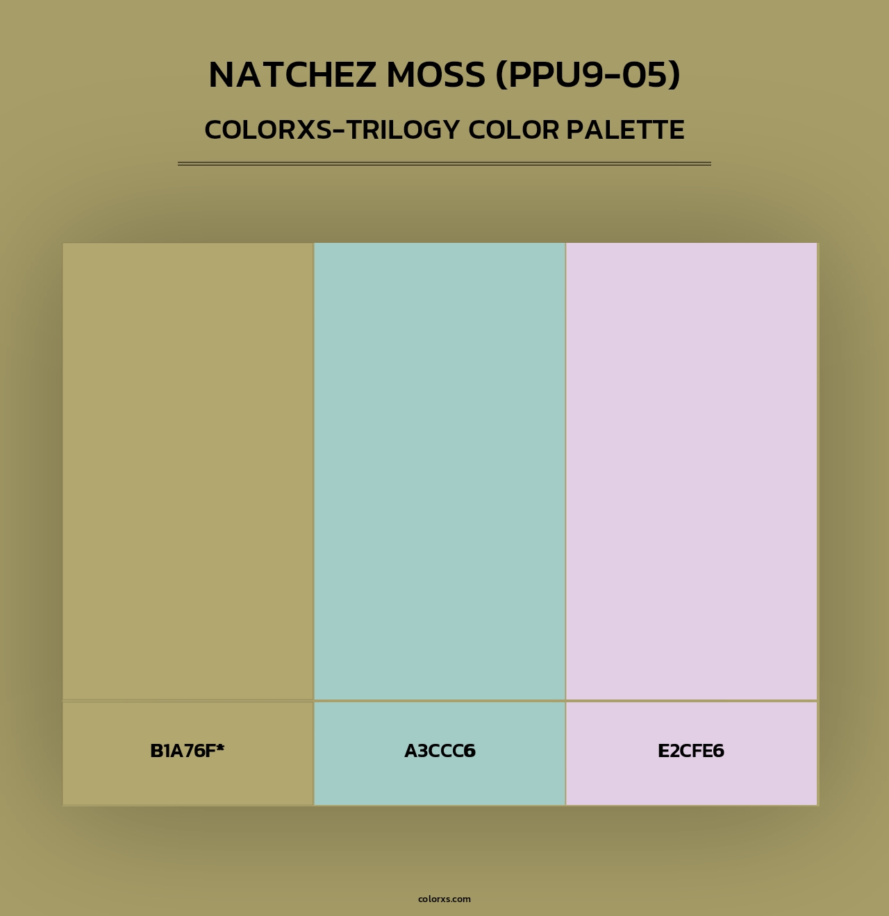 Natchez Moss (PPU9-05) - Colorxs Trilogy Palette
