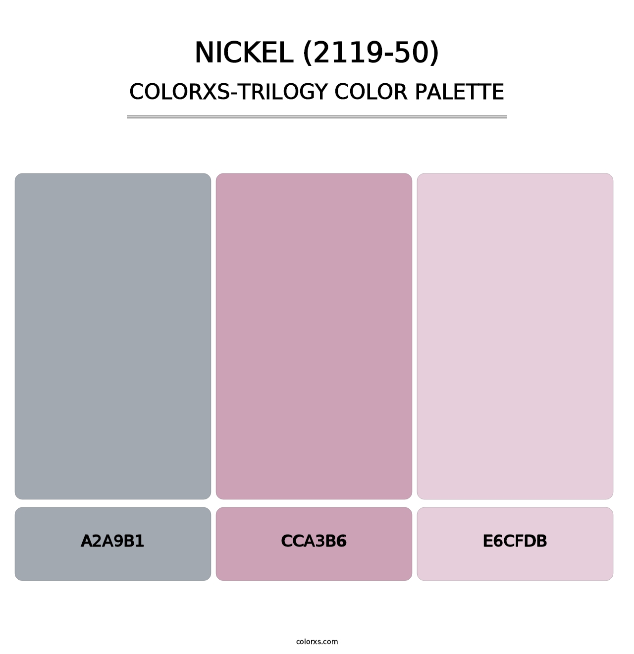 Nickel (2119-50) - Colorxs Trilogy Palette