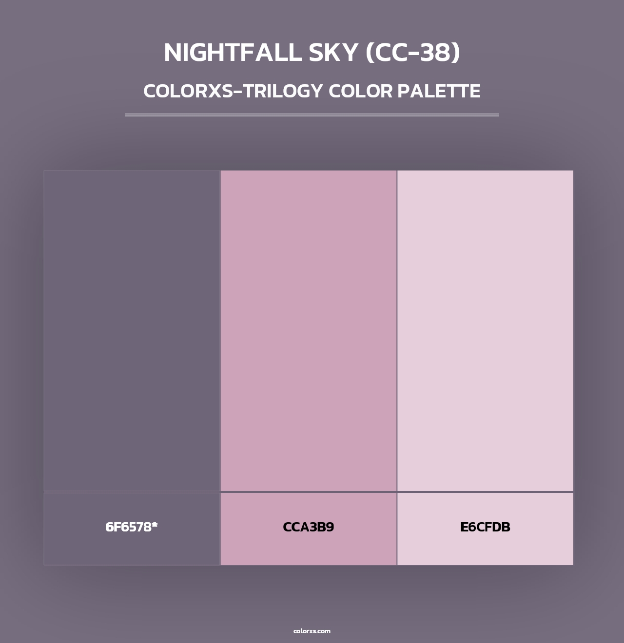 Nightfall Sky (CC-38) - Colorxs Trilogy Palette
