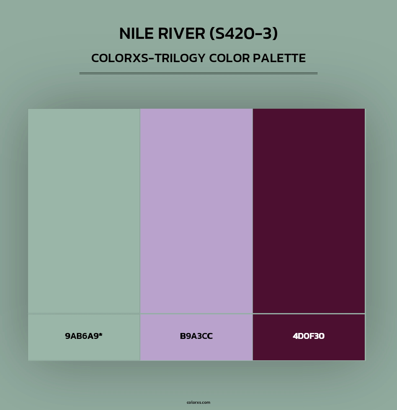 Nile River (S420-3) - Colorxs Trilogy Palette